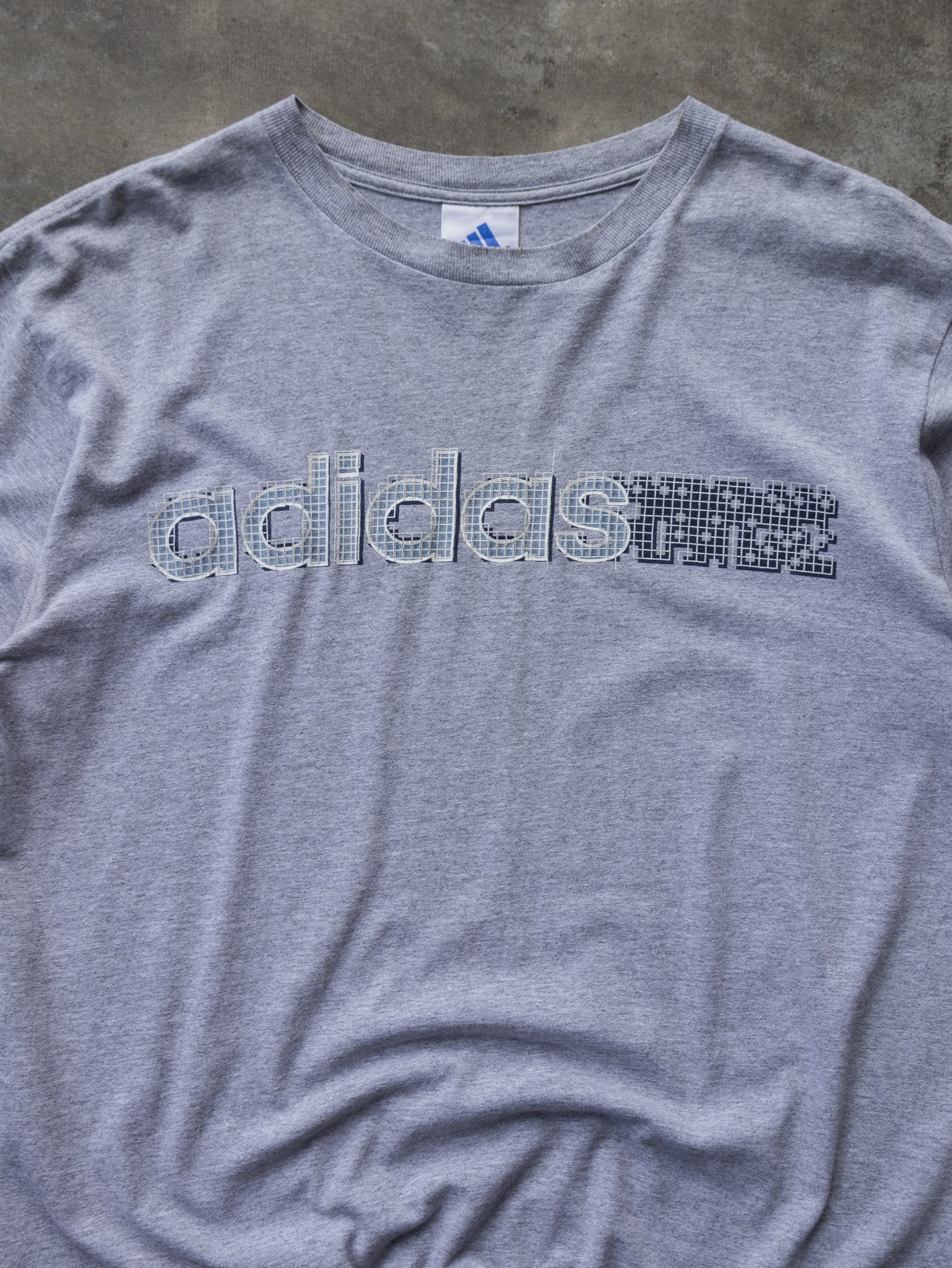 Vintage Grey Adidas Logo Tee (L)