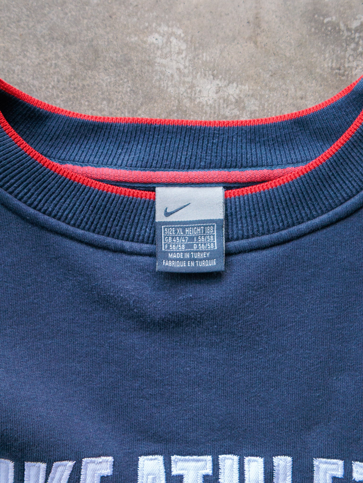 Vintage 00s Navy Nike Athletic Sweatshirt (XL)