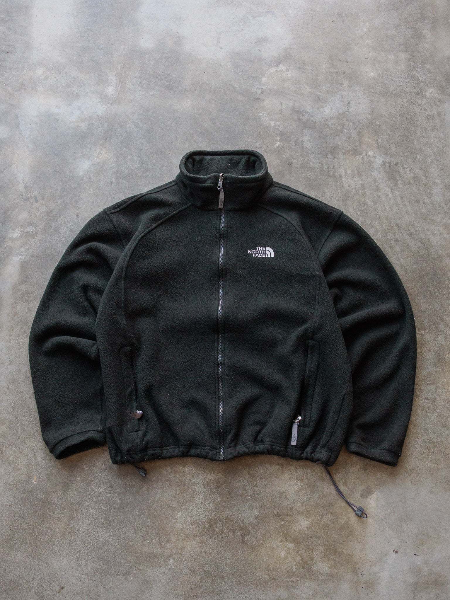 Vintage Black The North Face Fleece Jacket (M)
