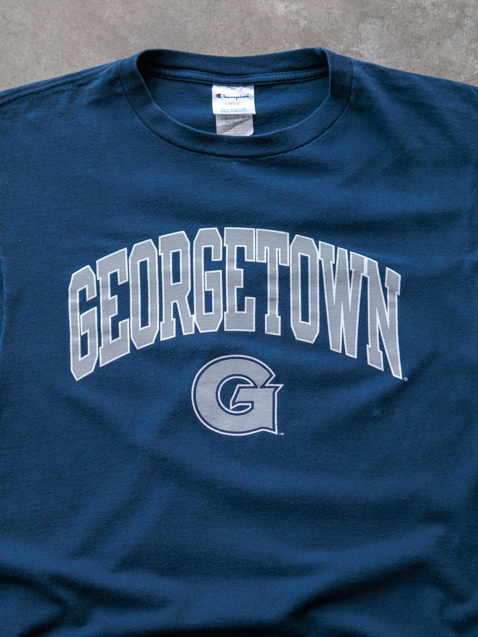Vintage 00s Navy Champion Georgetown Hoyas Tank (L)