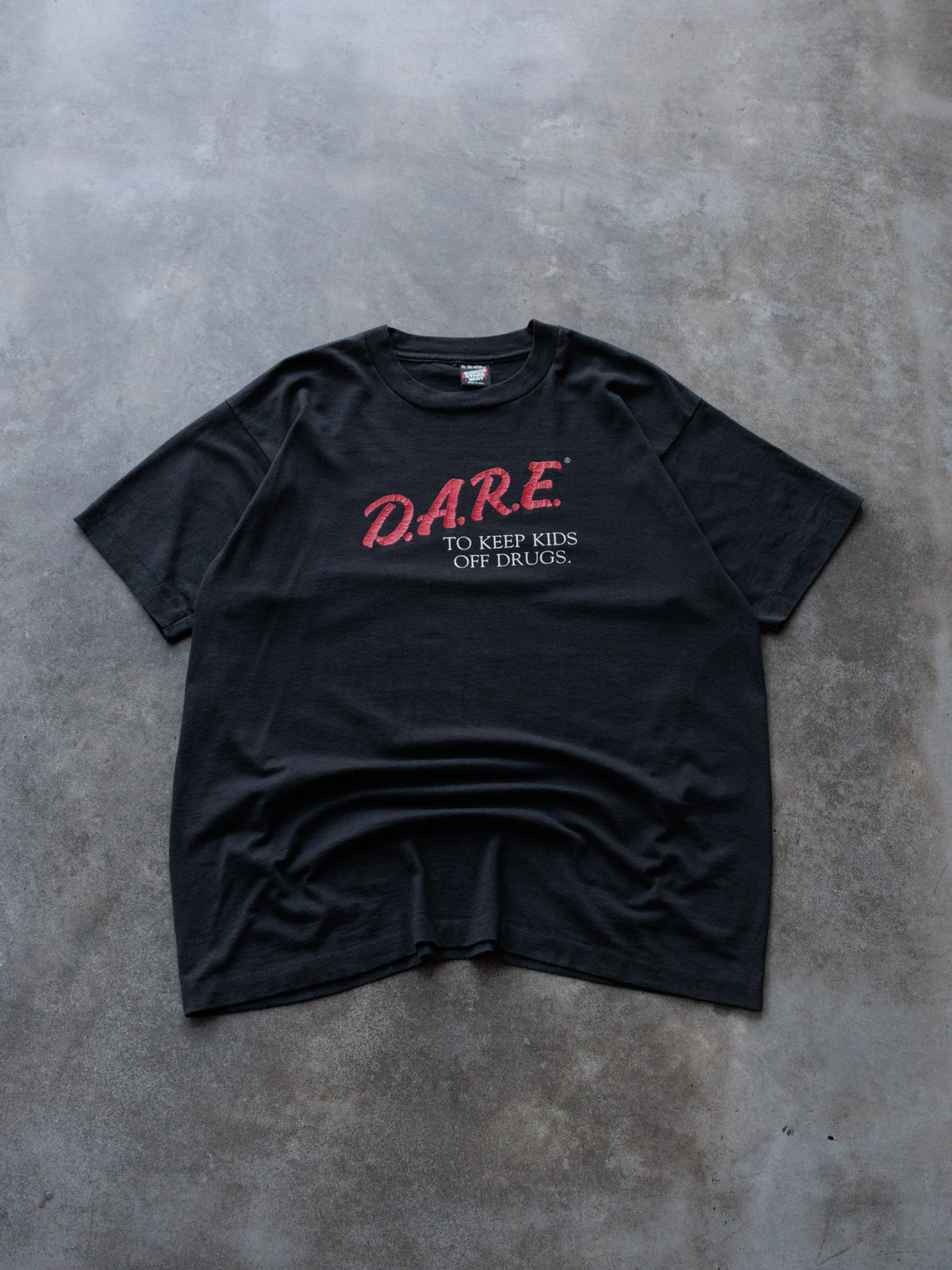 Vintage 90s Black D.A.R.E. Tee (XL)