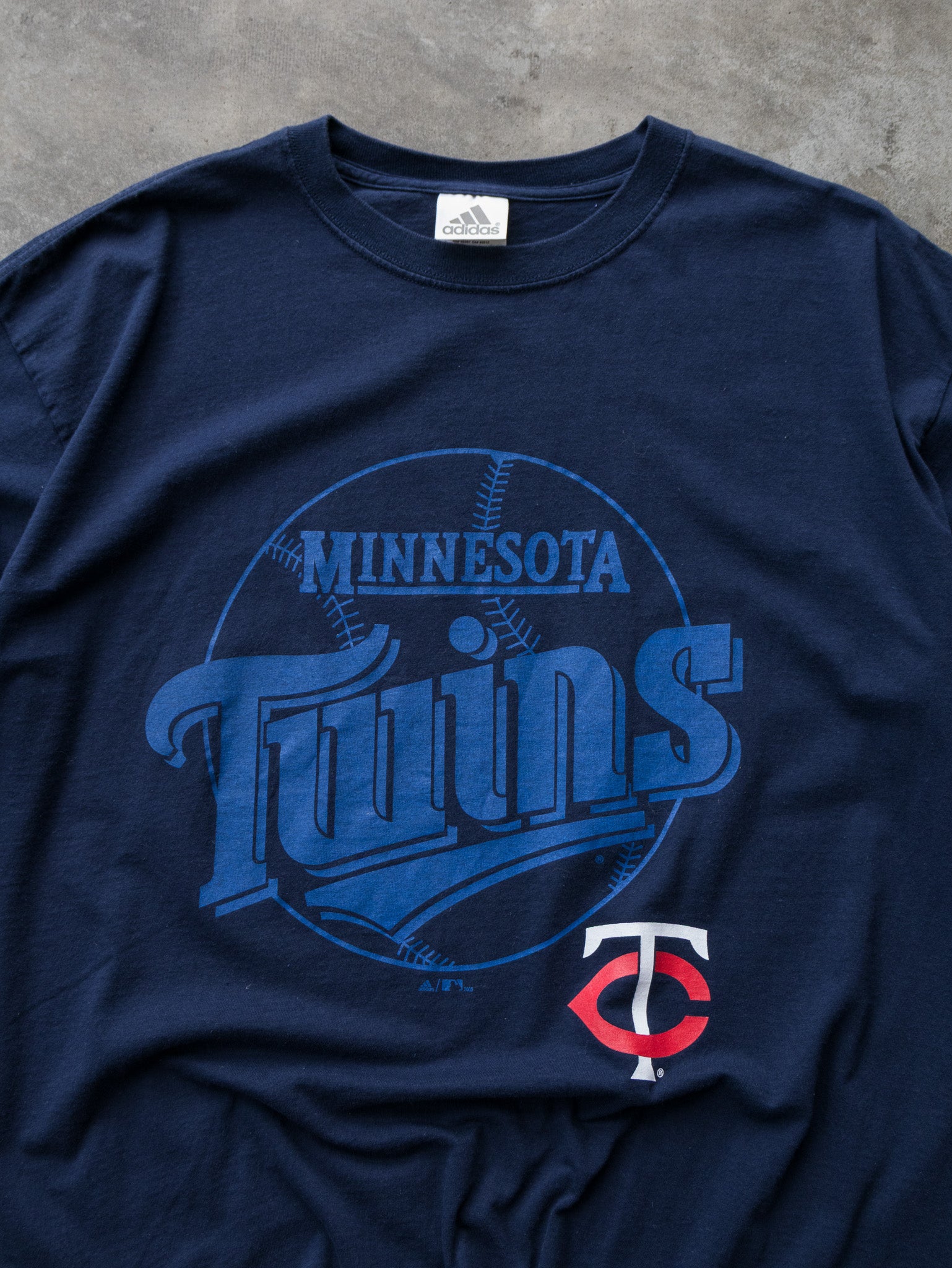 Vintage Navy Minnesota Twins Tee (XL)