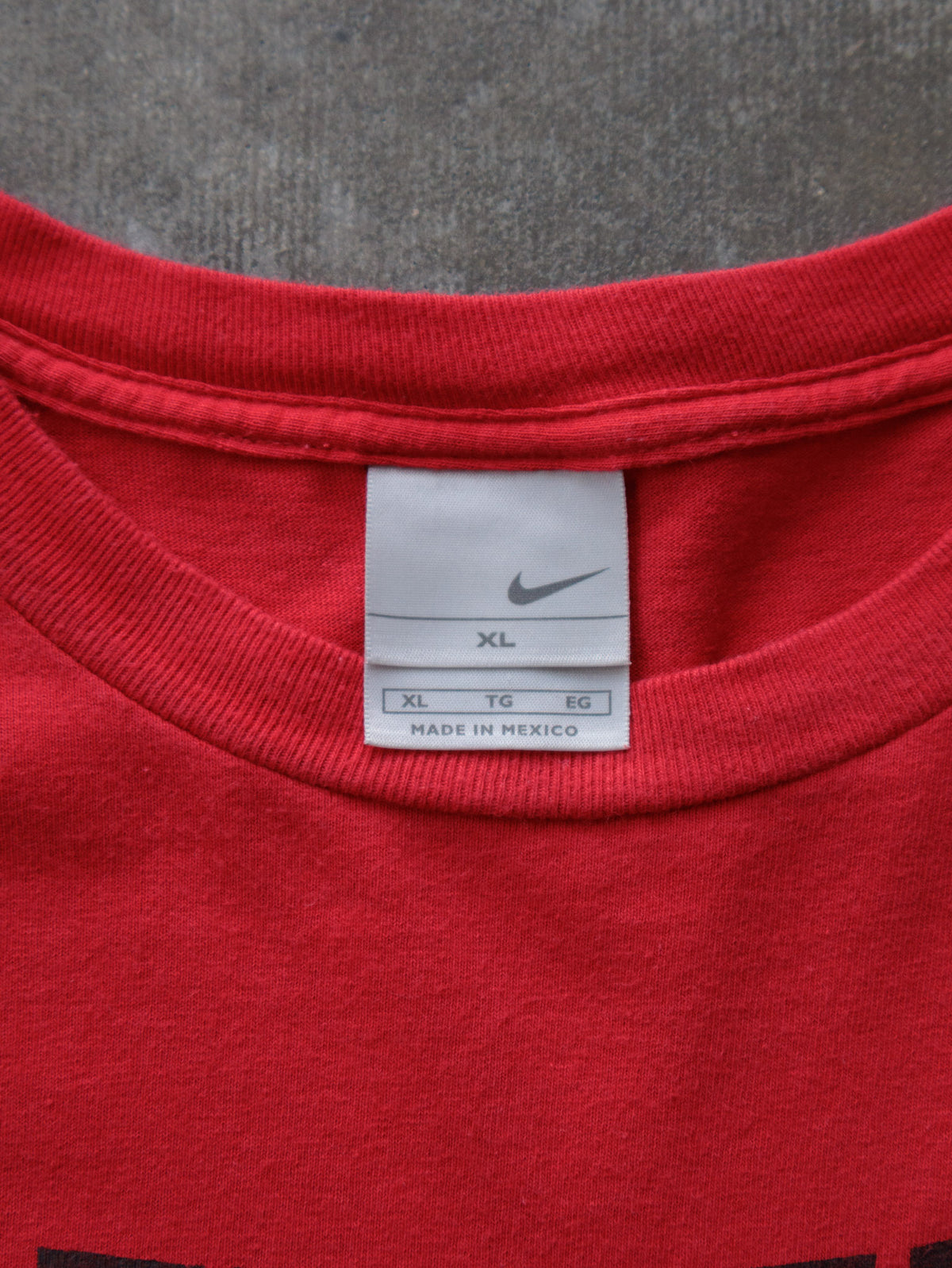 Vintage 00s Red Nike Tee (XL)