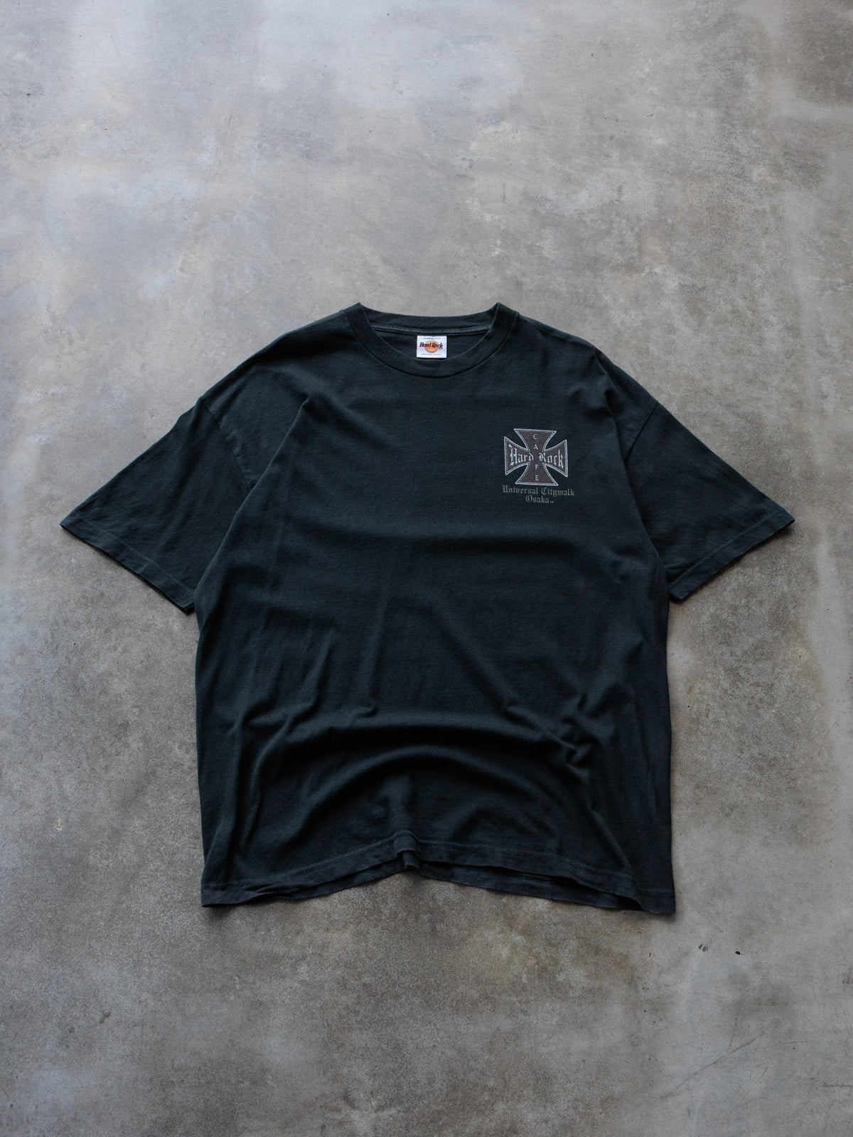 Vintage 00s Black Hard Rock Cafe Universal Citywalk Osaka Tee (-)