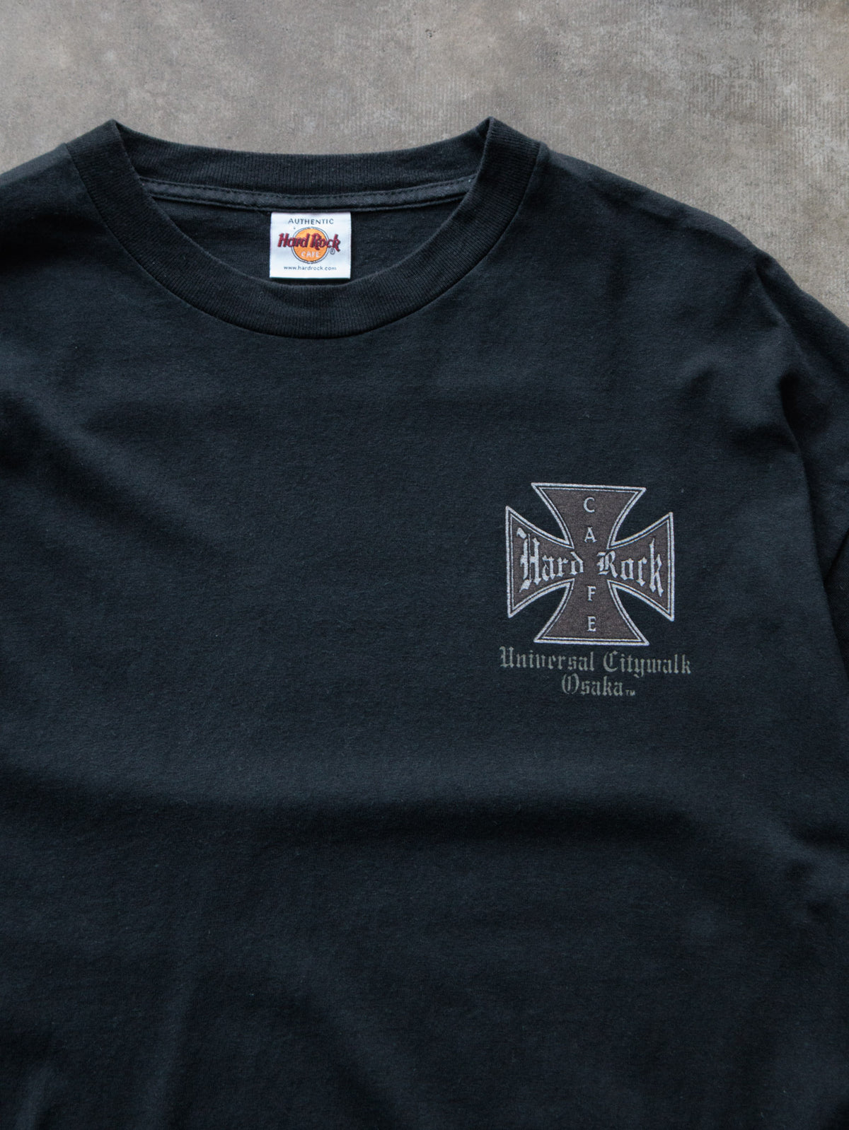 Vintage 00s Black Hard Rock Cafe Universal Citywalk Osaka Tee (-)