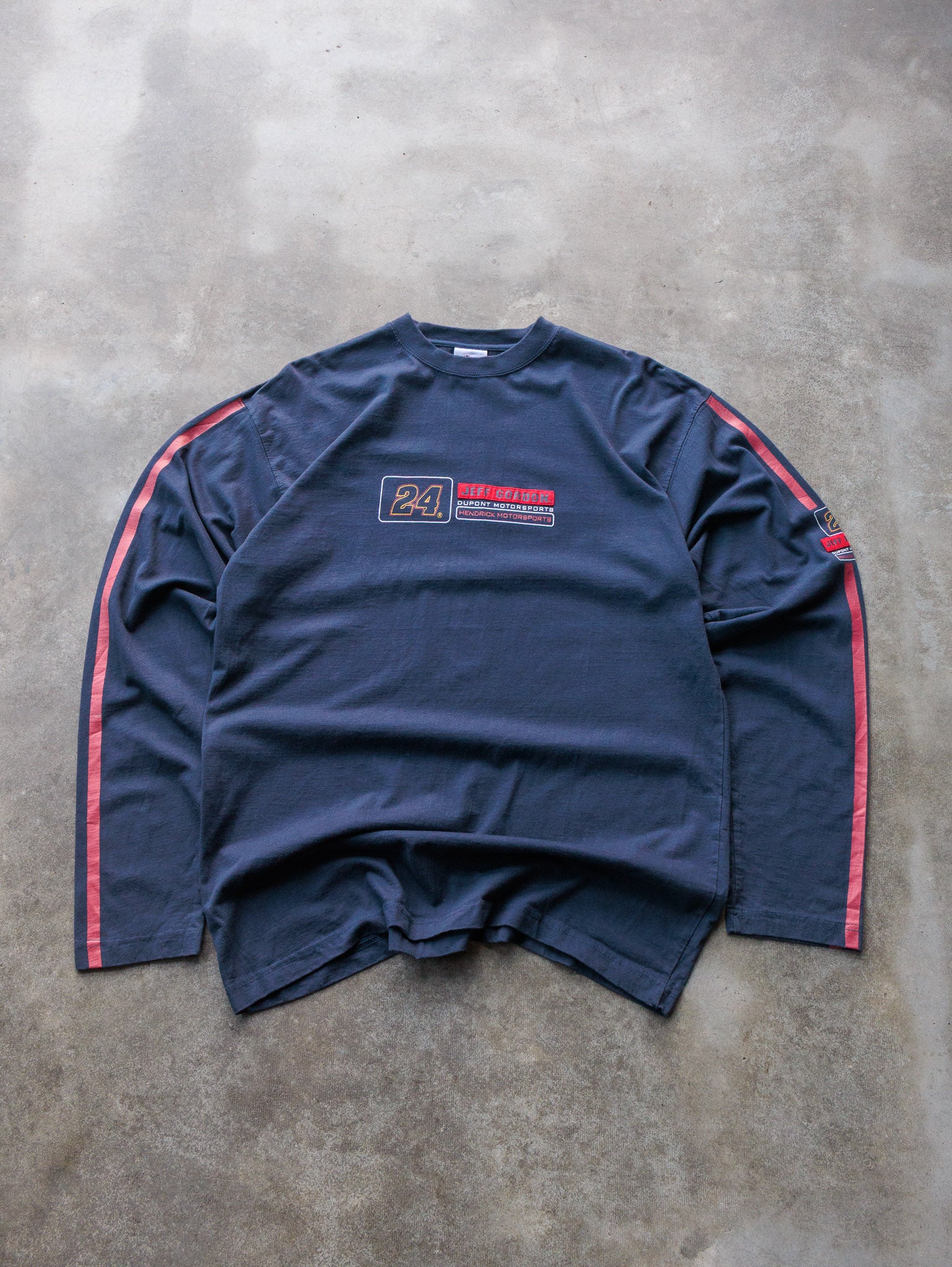 Vintage 00s Navy Jeff Gordon NASCAR Long Sleeve (M)
