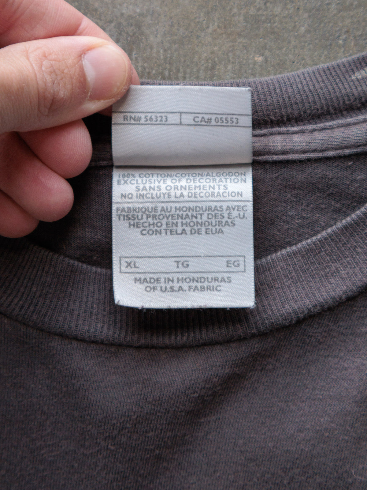 Vintage 00s Grey Nike Long Sleeve Tee (XL)