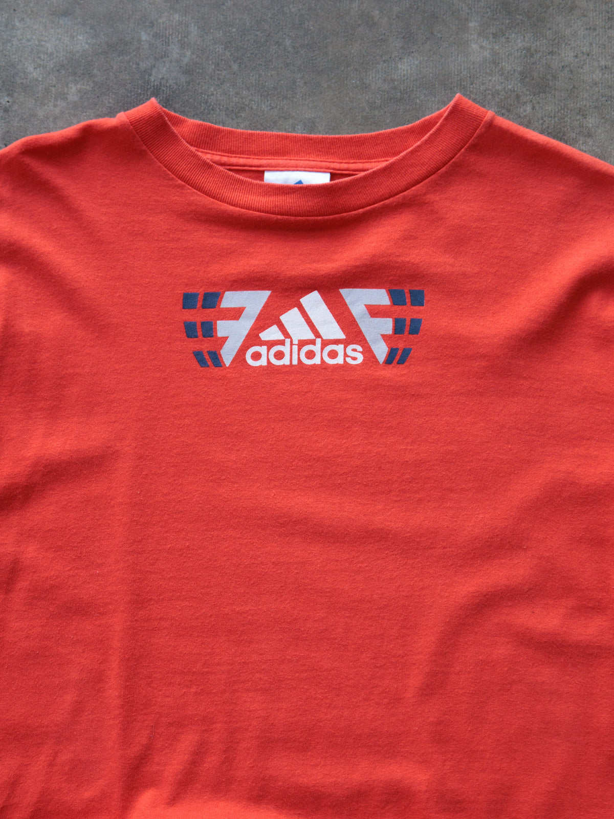 Vintage 90s Red Adidas Long Sleeve Tee (L)