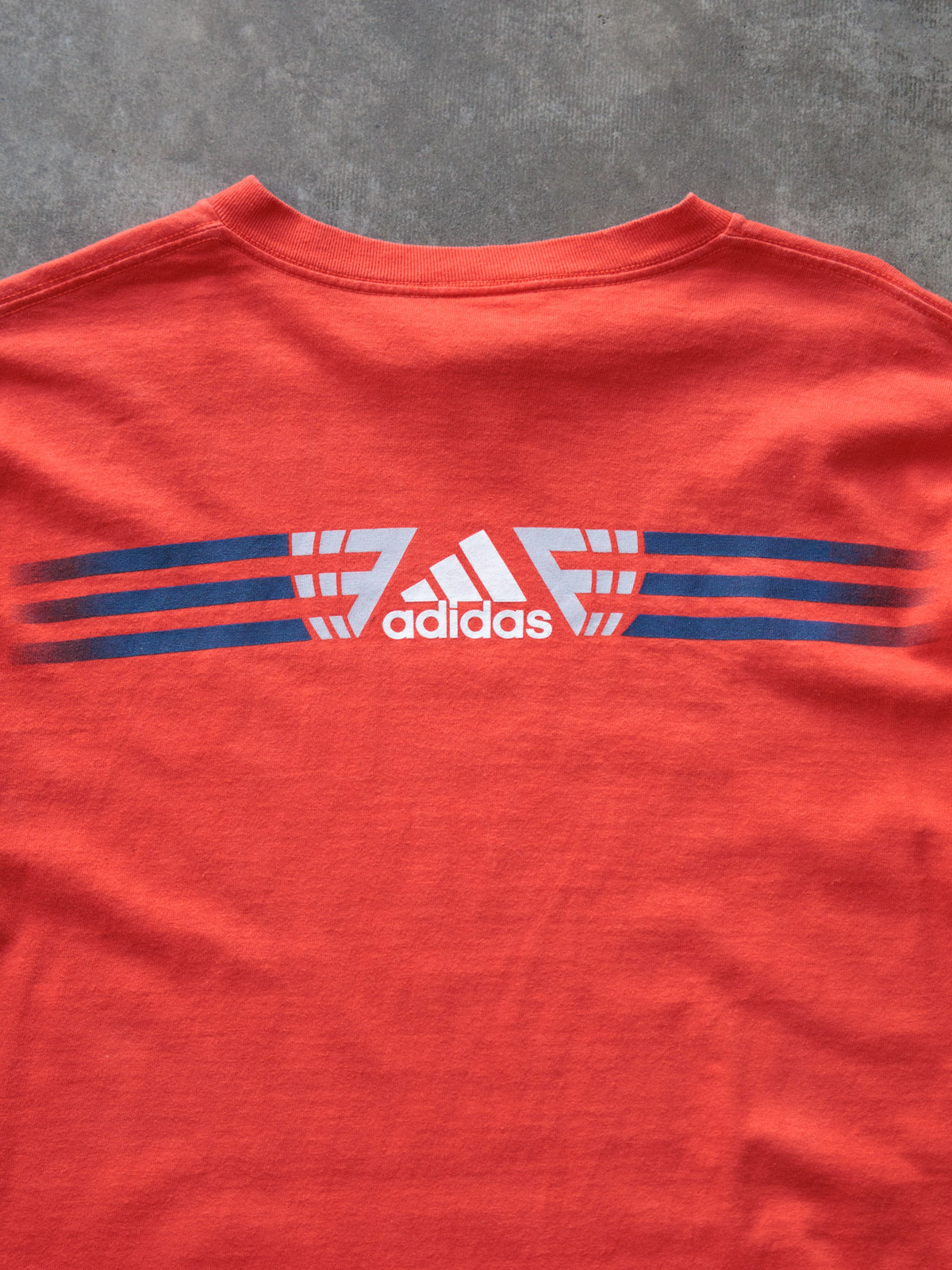 Vintage 90s Red Adidas Long Sleeve Tee (L)