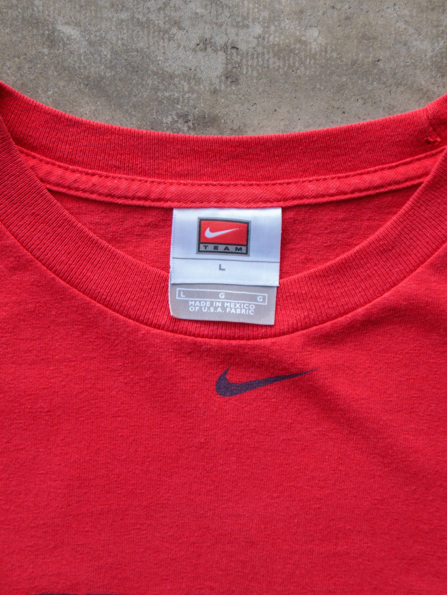 Vintage 00s Red Nike Anaheim Angels Tee (L)