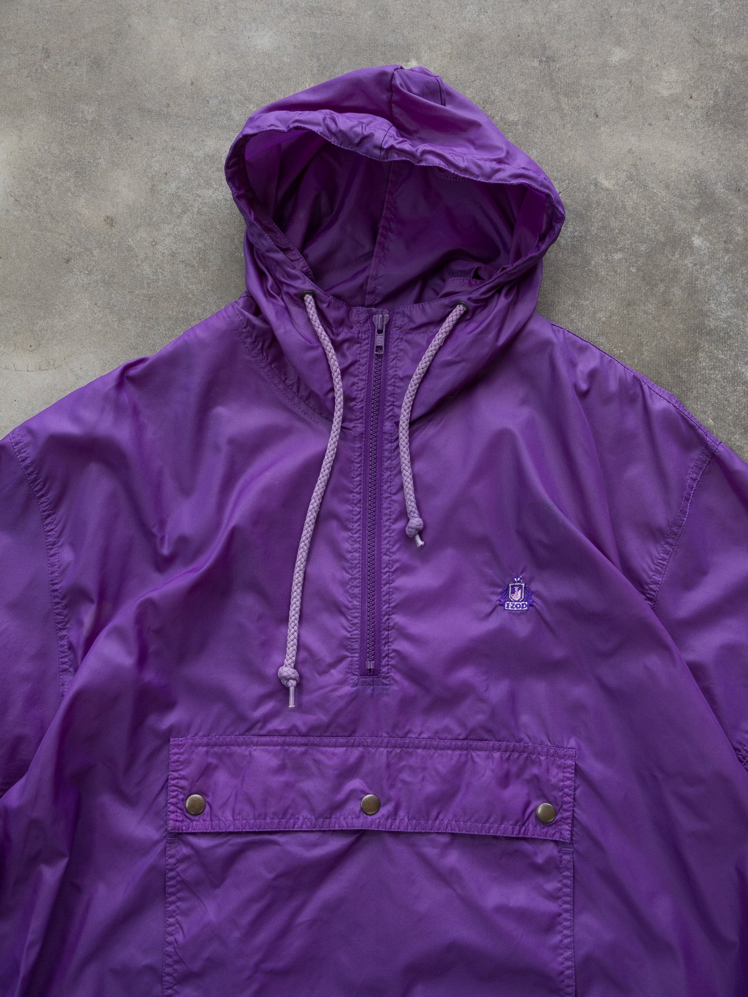 Vintage Purple Izod Windbreaker (L)