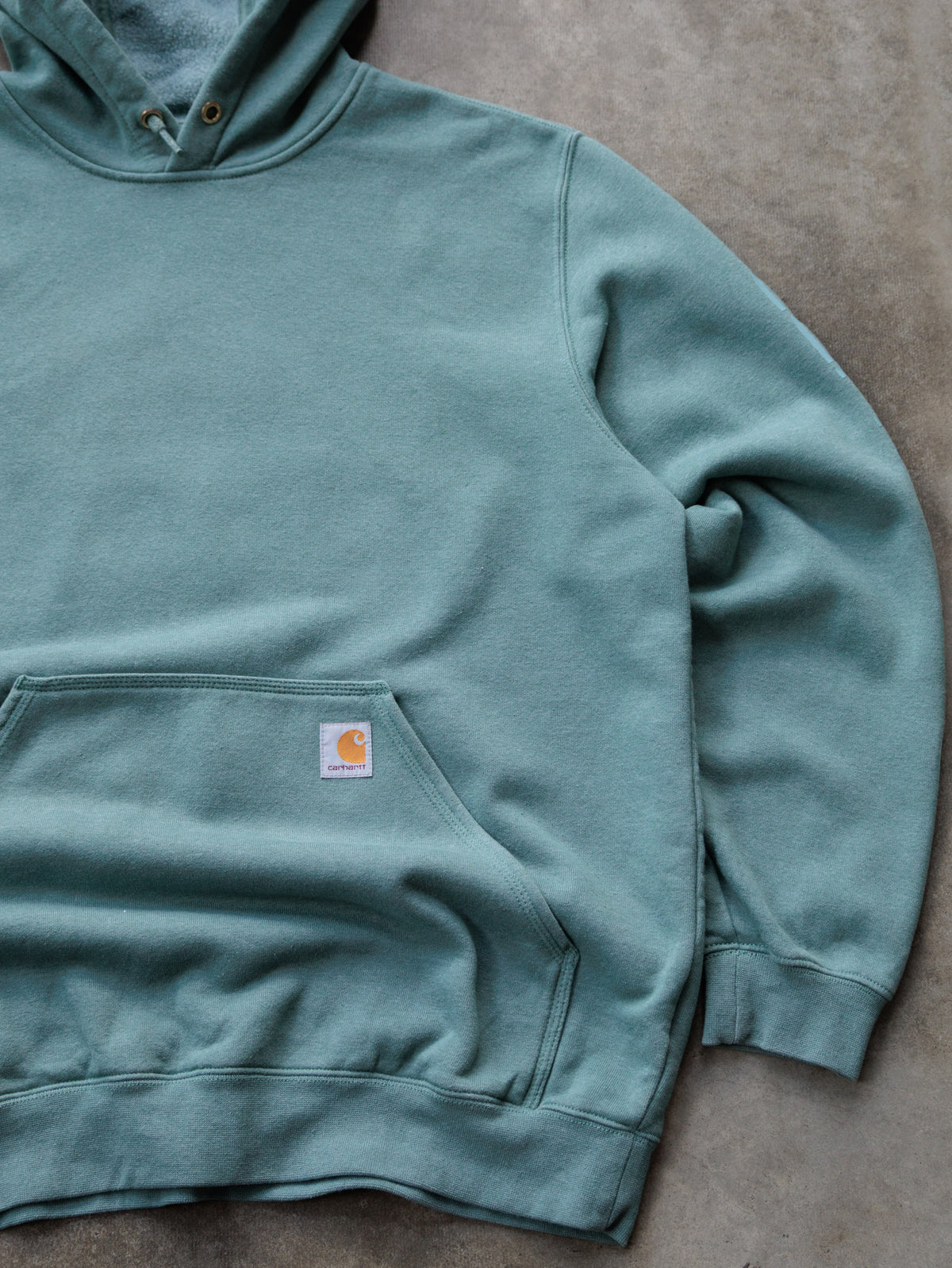 Vintage Green Carhartt Hoodie (L)
