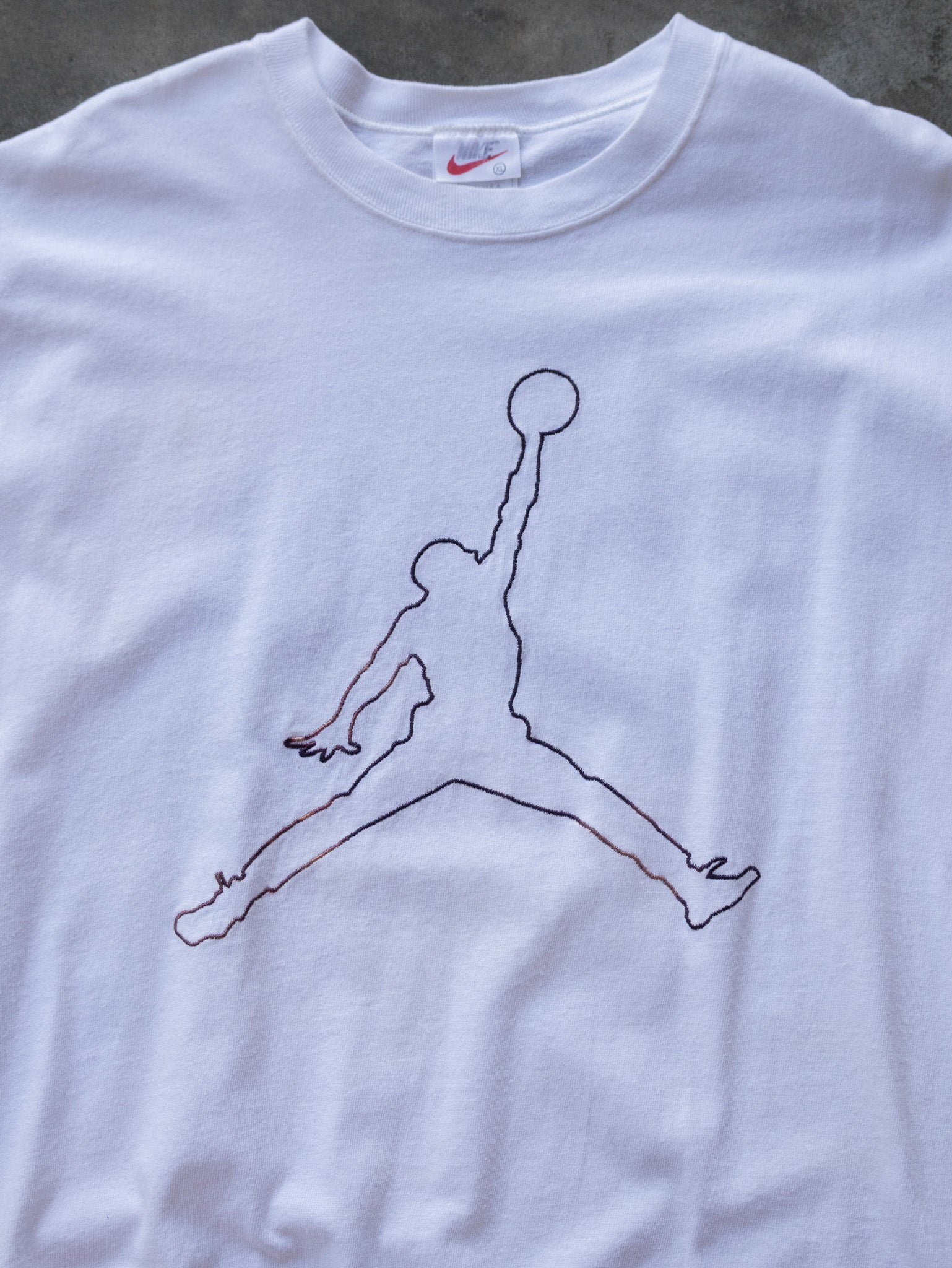 Vintage 90s White Nike Jordan Jumpman Tank (XL)