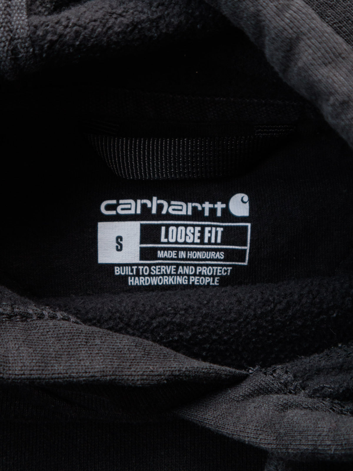 Vintage Black Carhartt Hoodie (S)