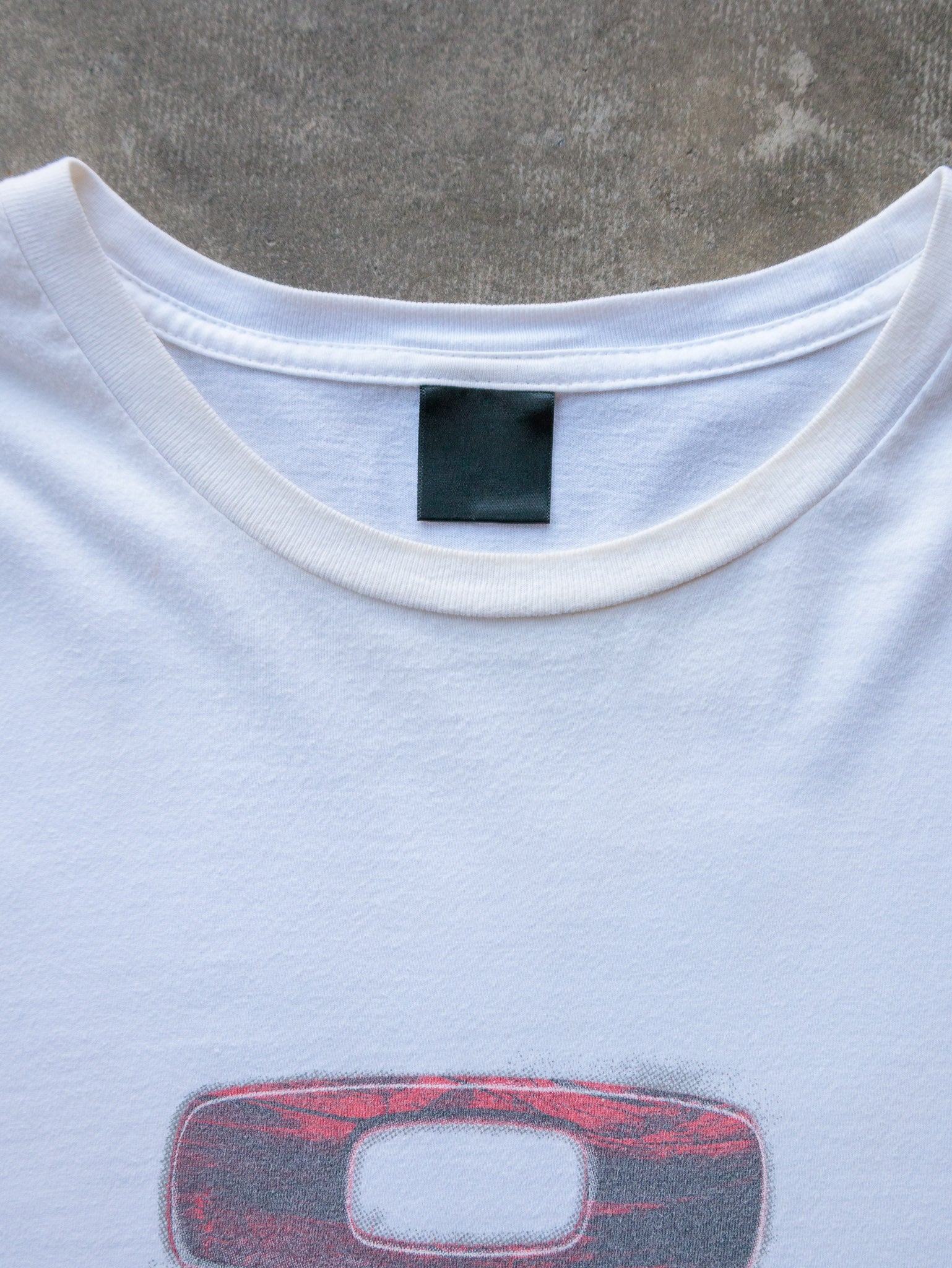 Vintage White Oakley Logo Tee (XL)