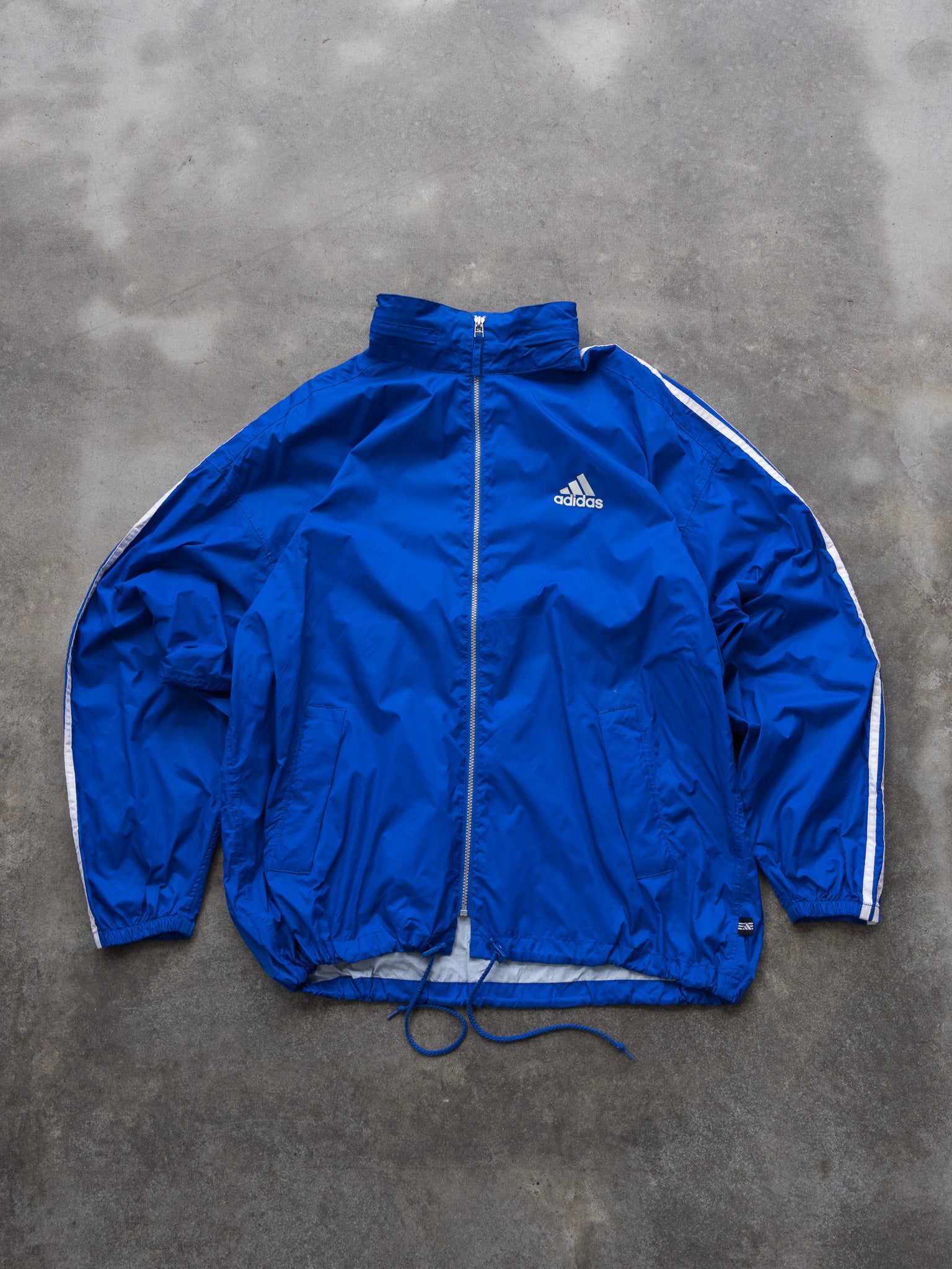 Vintage Blue Adidas Windbreaker (L)