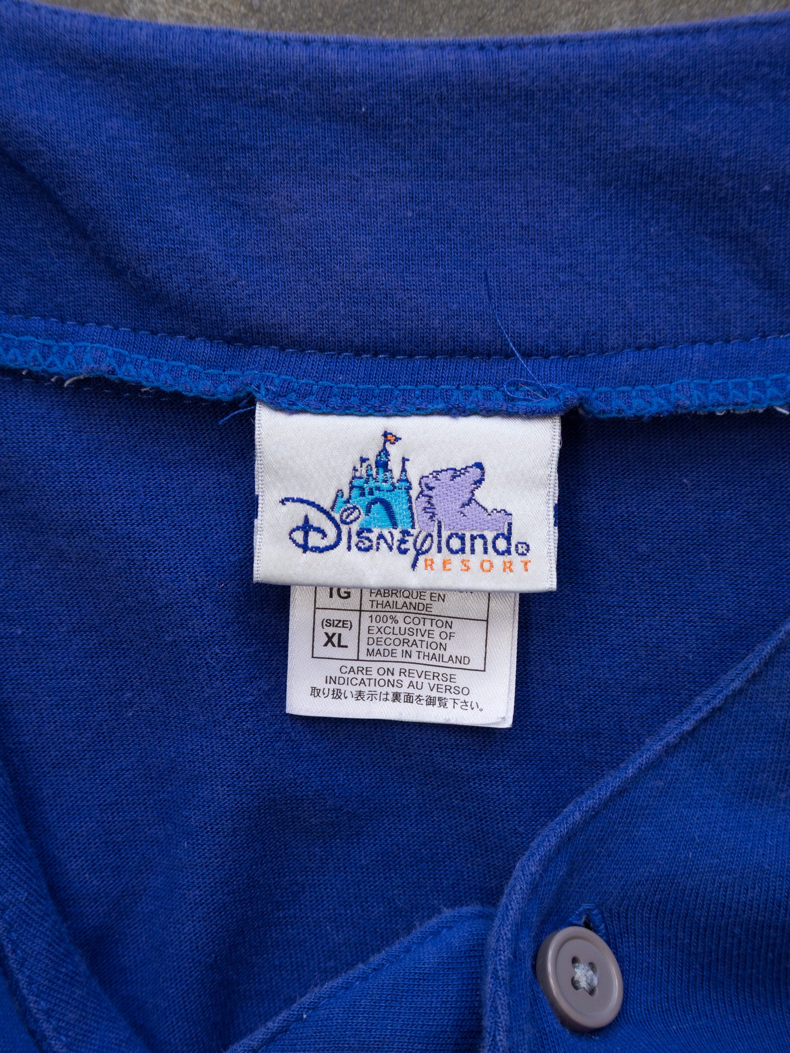 Vintage Blue Tigger Baseball Jersey (XL)