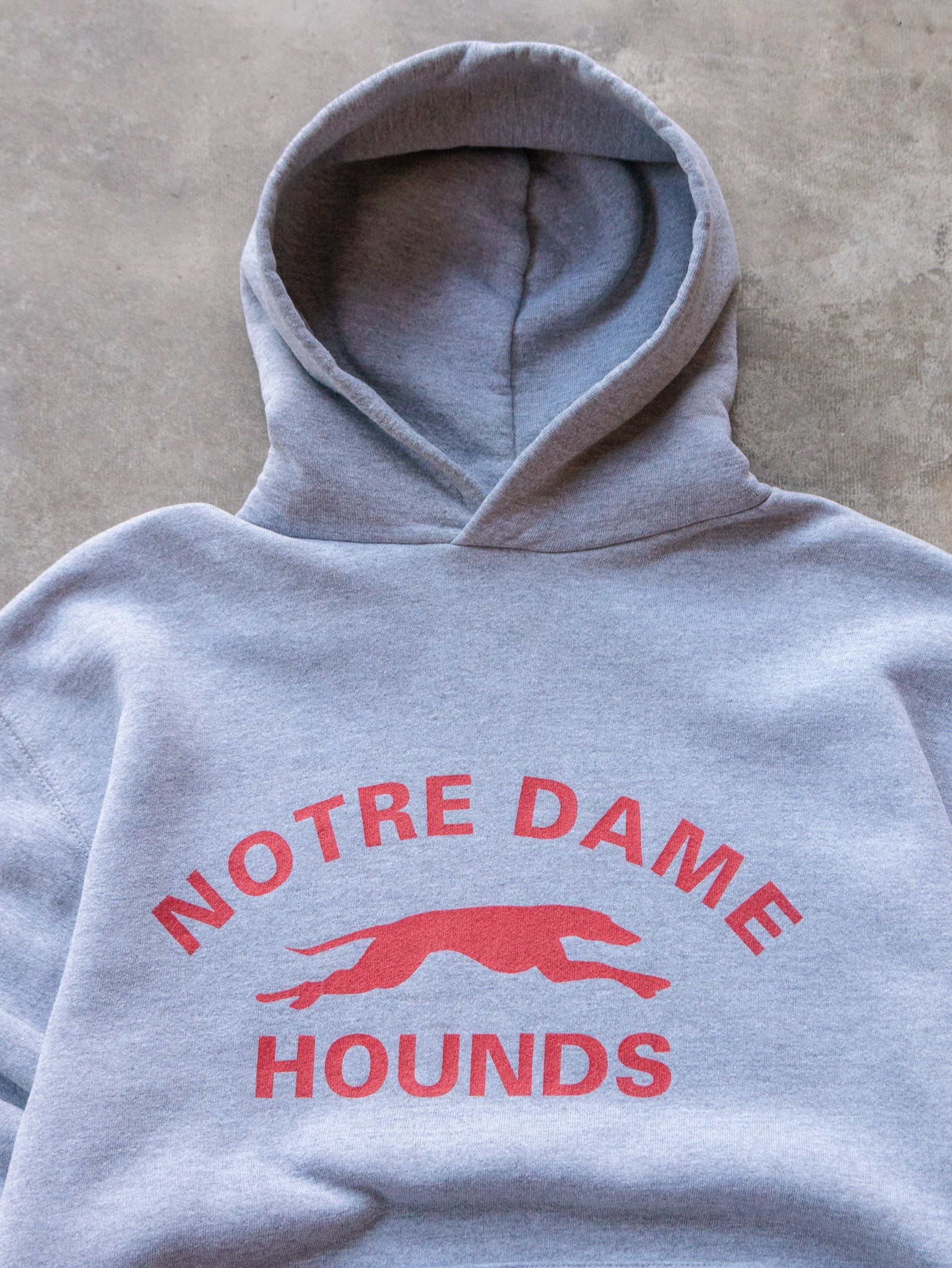 Vintage 90s Russell Athletic Notre Dame Hounds Hoodie (L)
