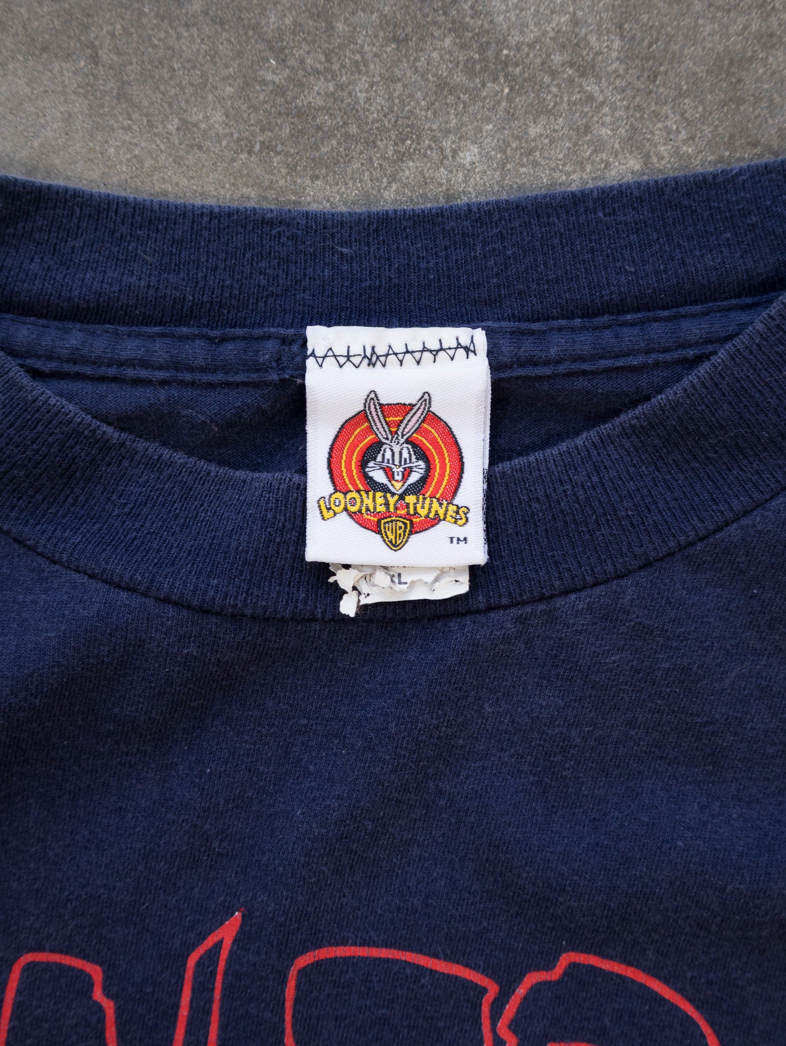 Vintage Navy Born To Be Bad Taz Tee (XL)