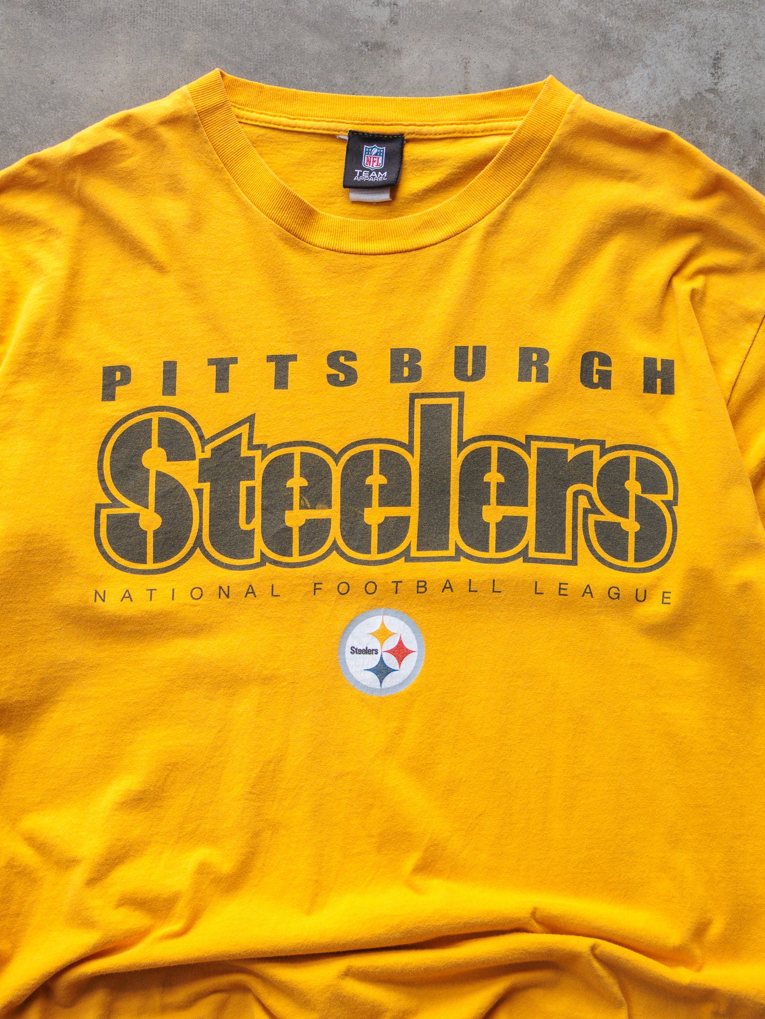 Vintage 00s Yellow Pittsburgh Steelers Long Sleeve (L)