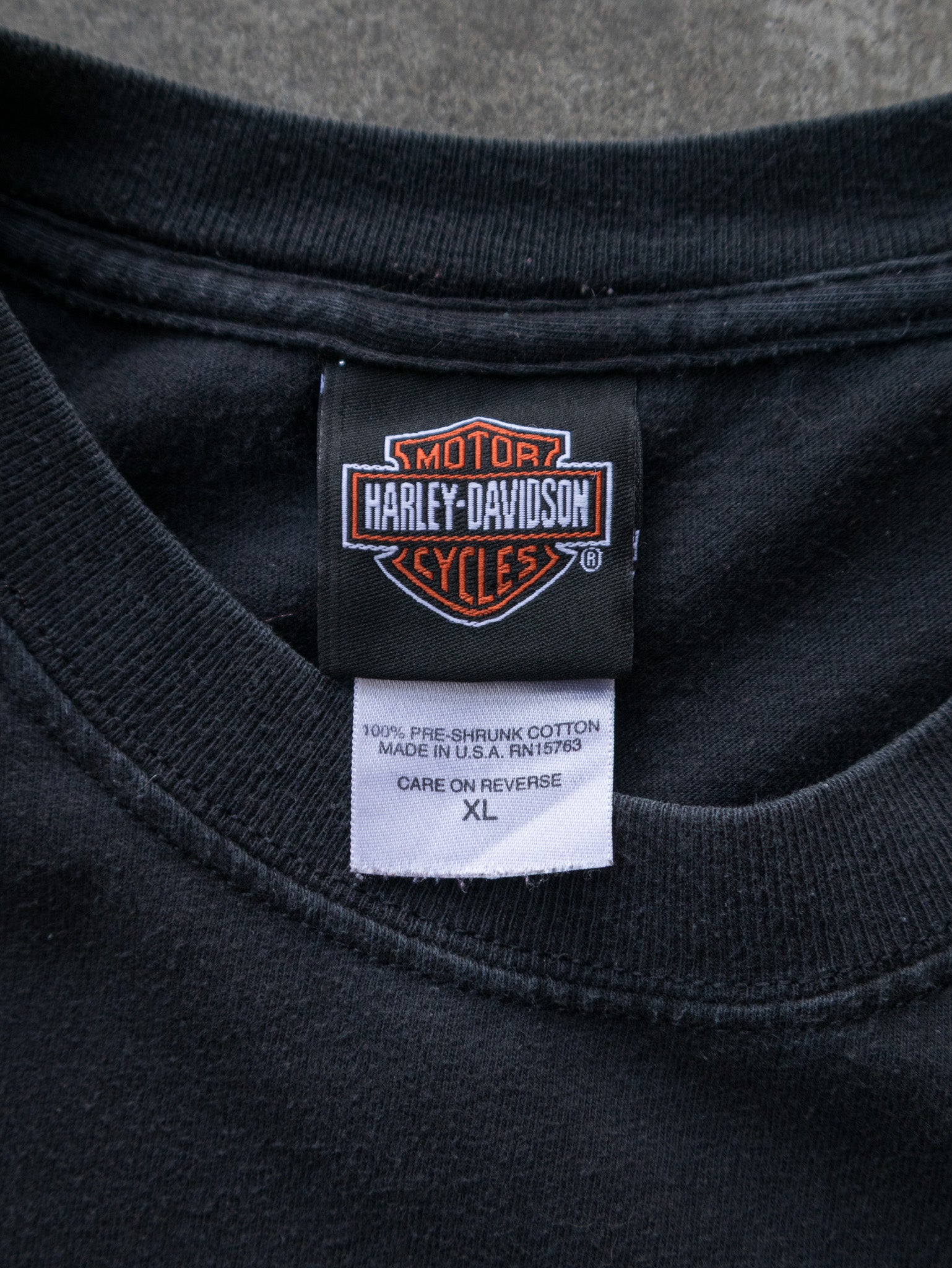 Vintage 2006 Black Harley-Davidson Memphis Tennessee Tee (XL)