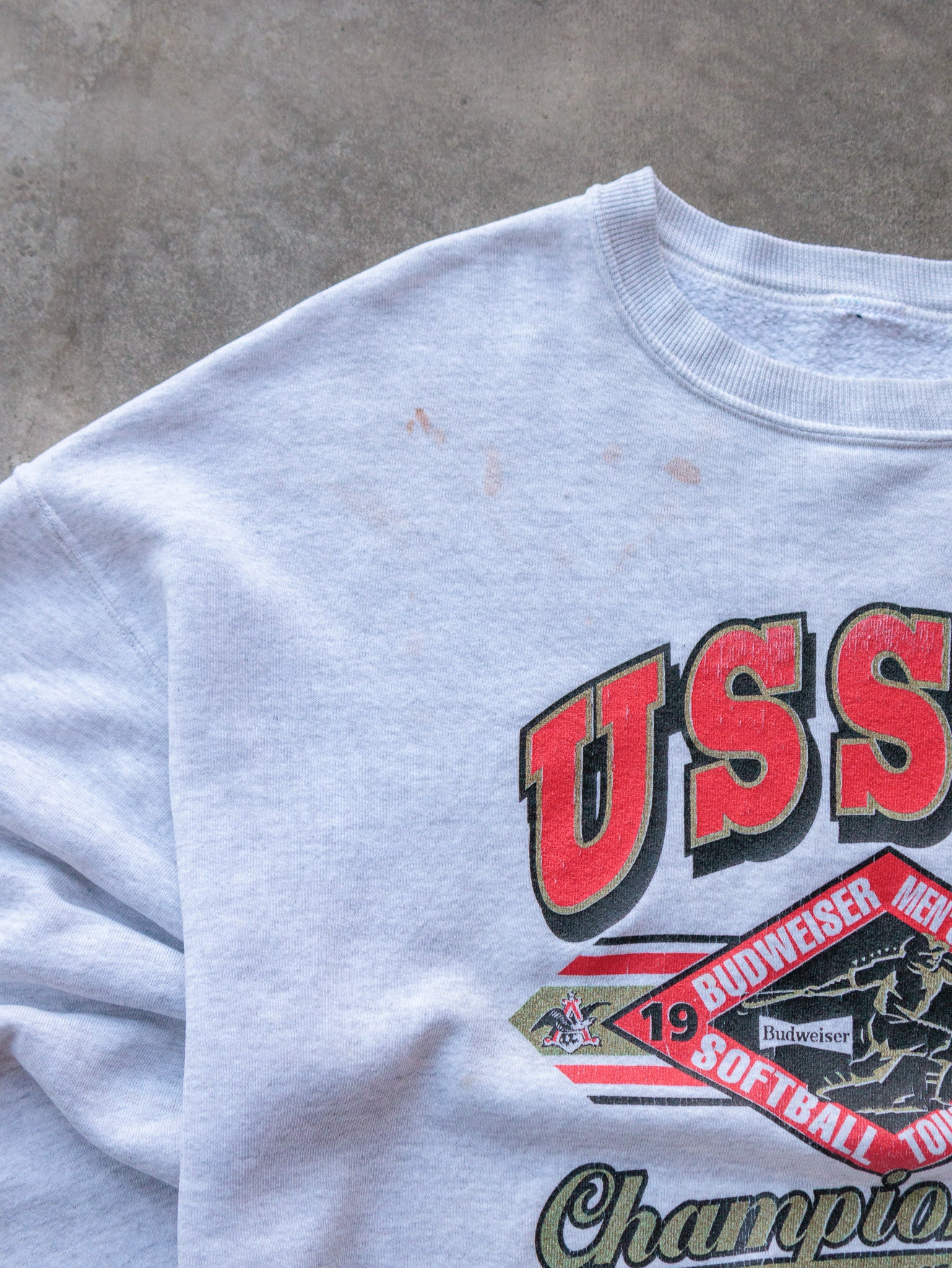 Vintage 1996 USSSA Budweiser Softball Tournament Sweatshirt (XL)
