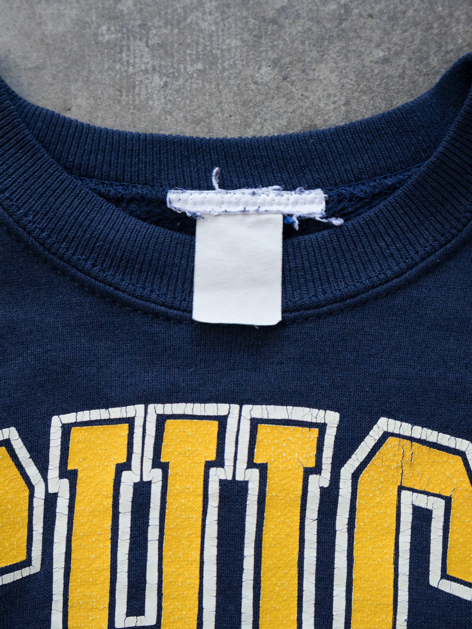 Vintage Navy University of Michigan Sweatshirt (S)