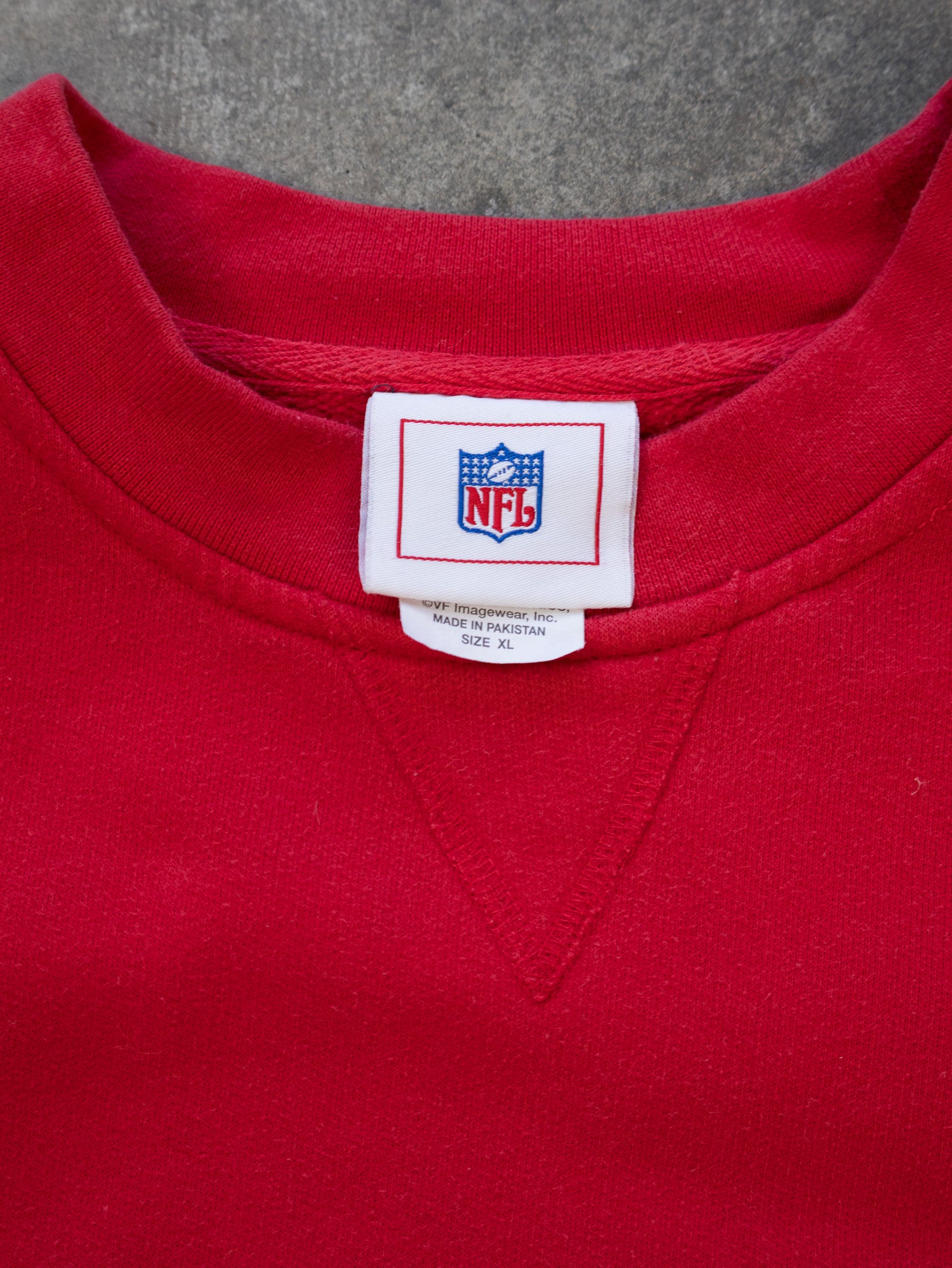 Vintage Red Kansas City Chiefs Sweatshirt (XL)