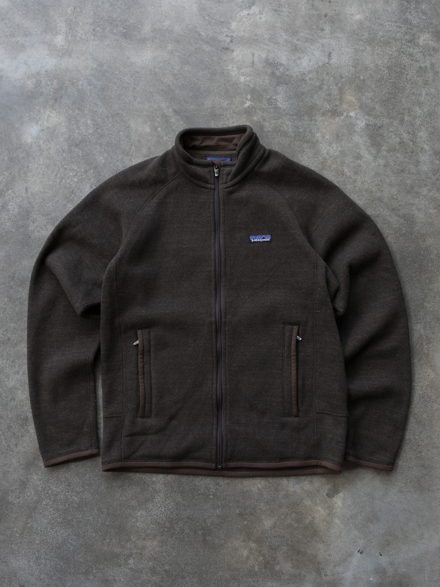 Vintage Brown Patagonia Better Sweater Full Zip Fleece Jacket (S)