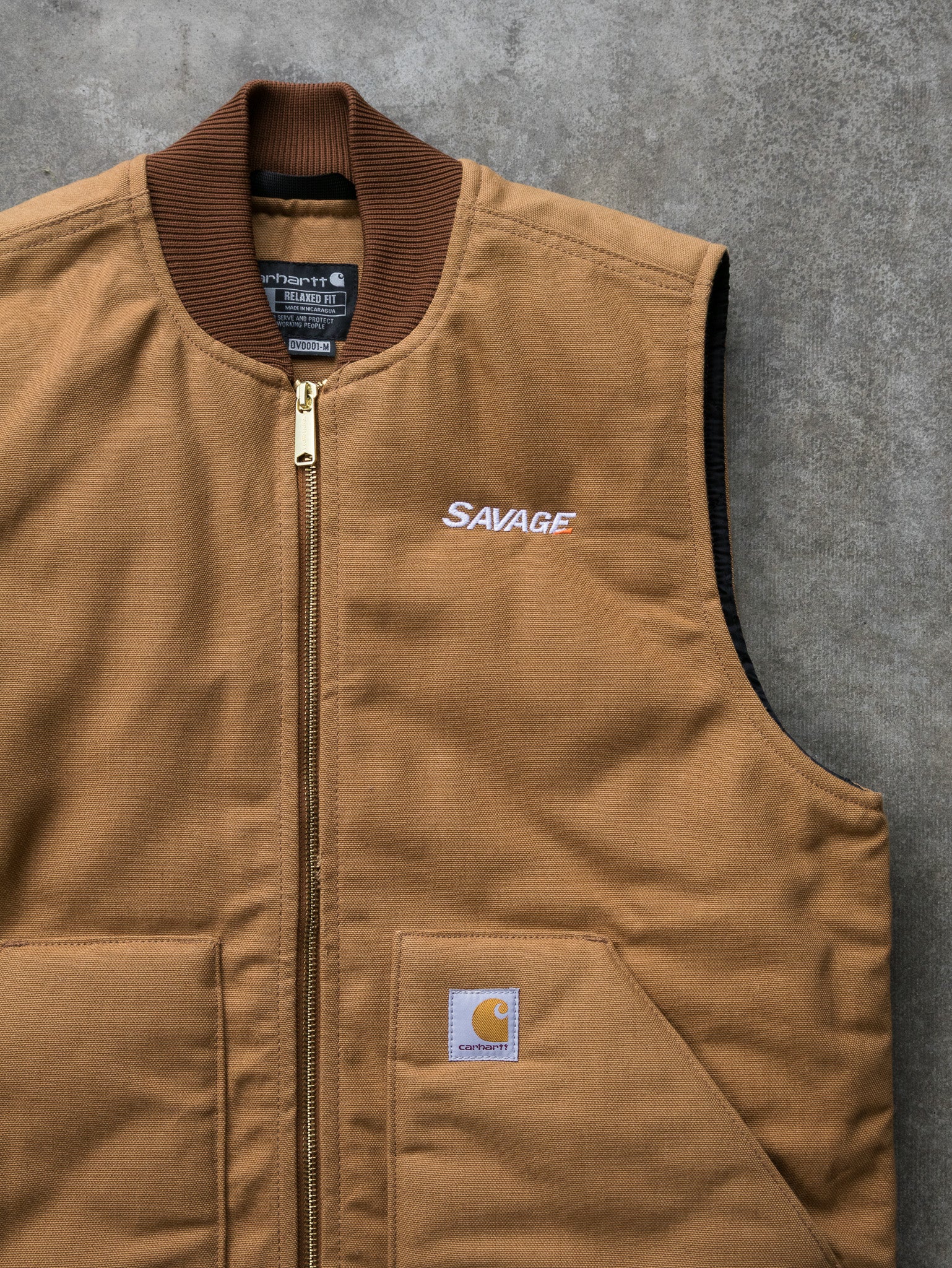 Vintage Brown Carhartt Work Vest (M)