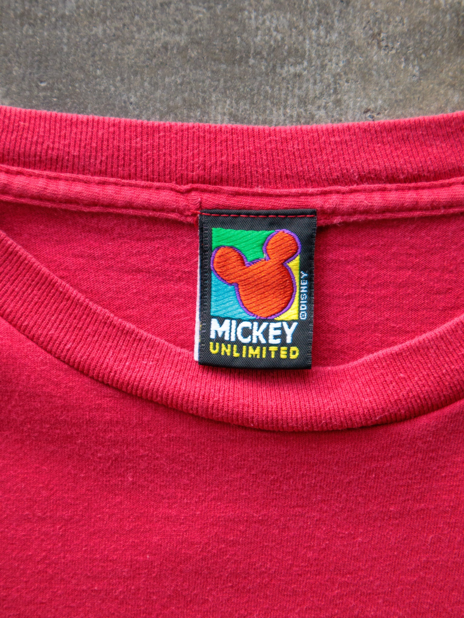 Vintage 90s Red Mickey Classic Series Tee (XL)
