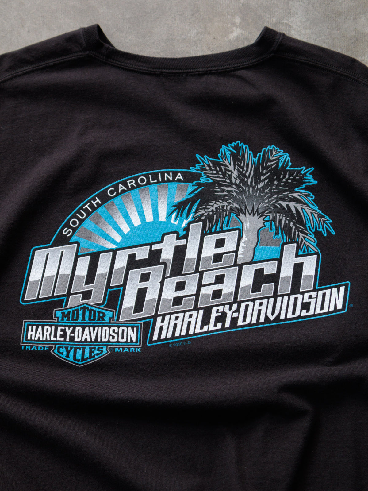 Vintage Black Harley-Davidson Myrtle Beach South Carolina Tee (-)