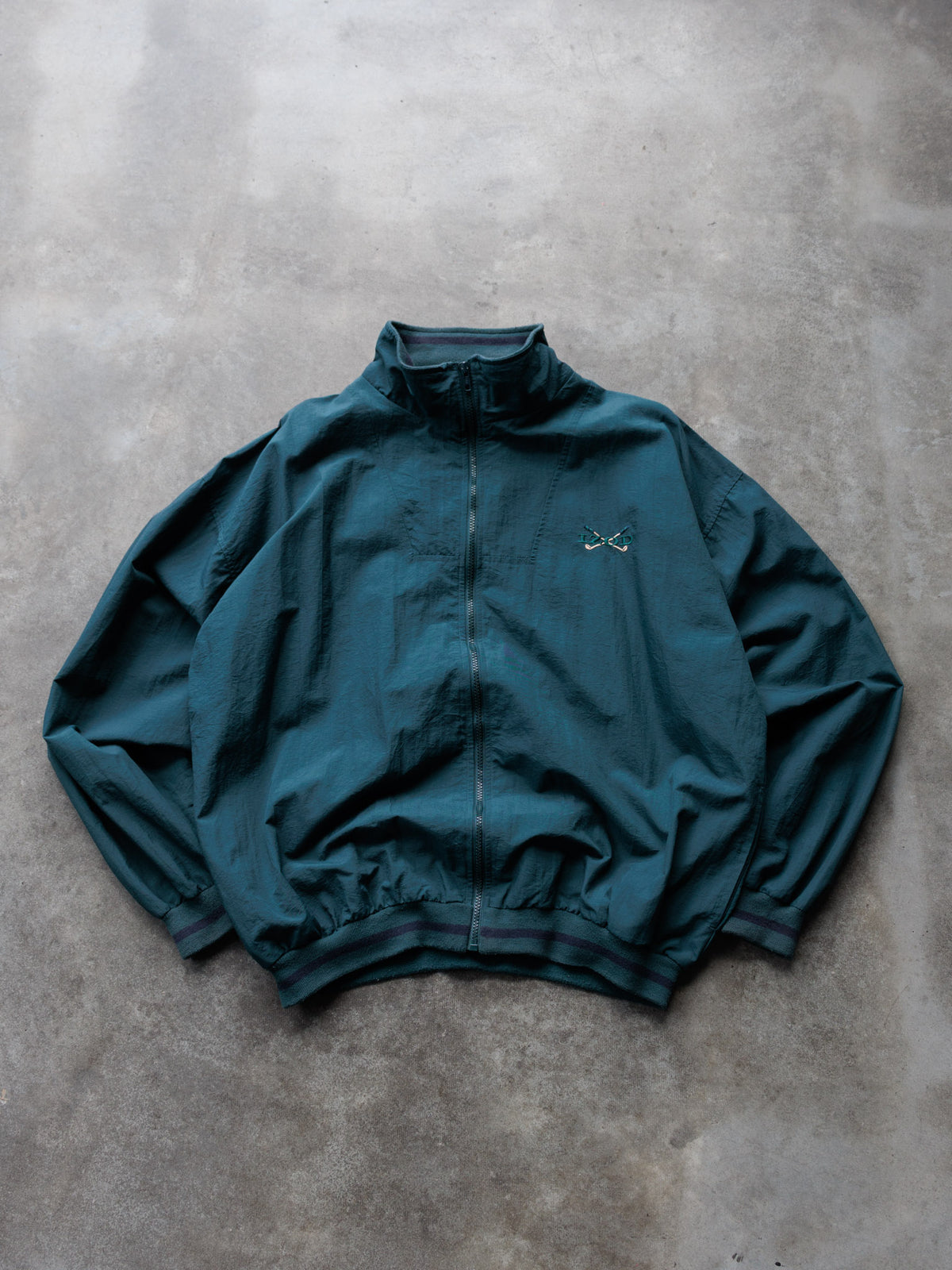 Vintage 90s Green Izod Windbreaker (M)