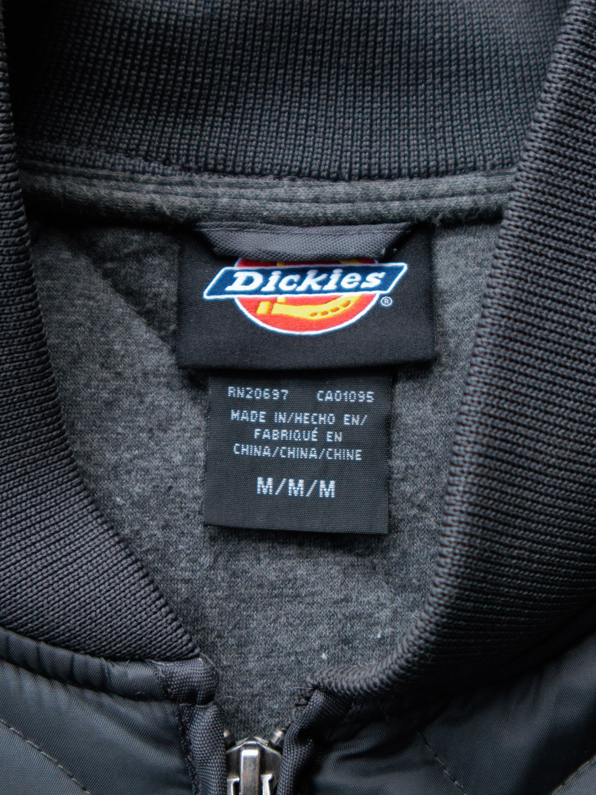 Vintage Black Dickies Quilted Jacket (M)