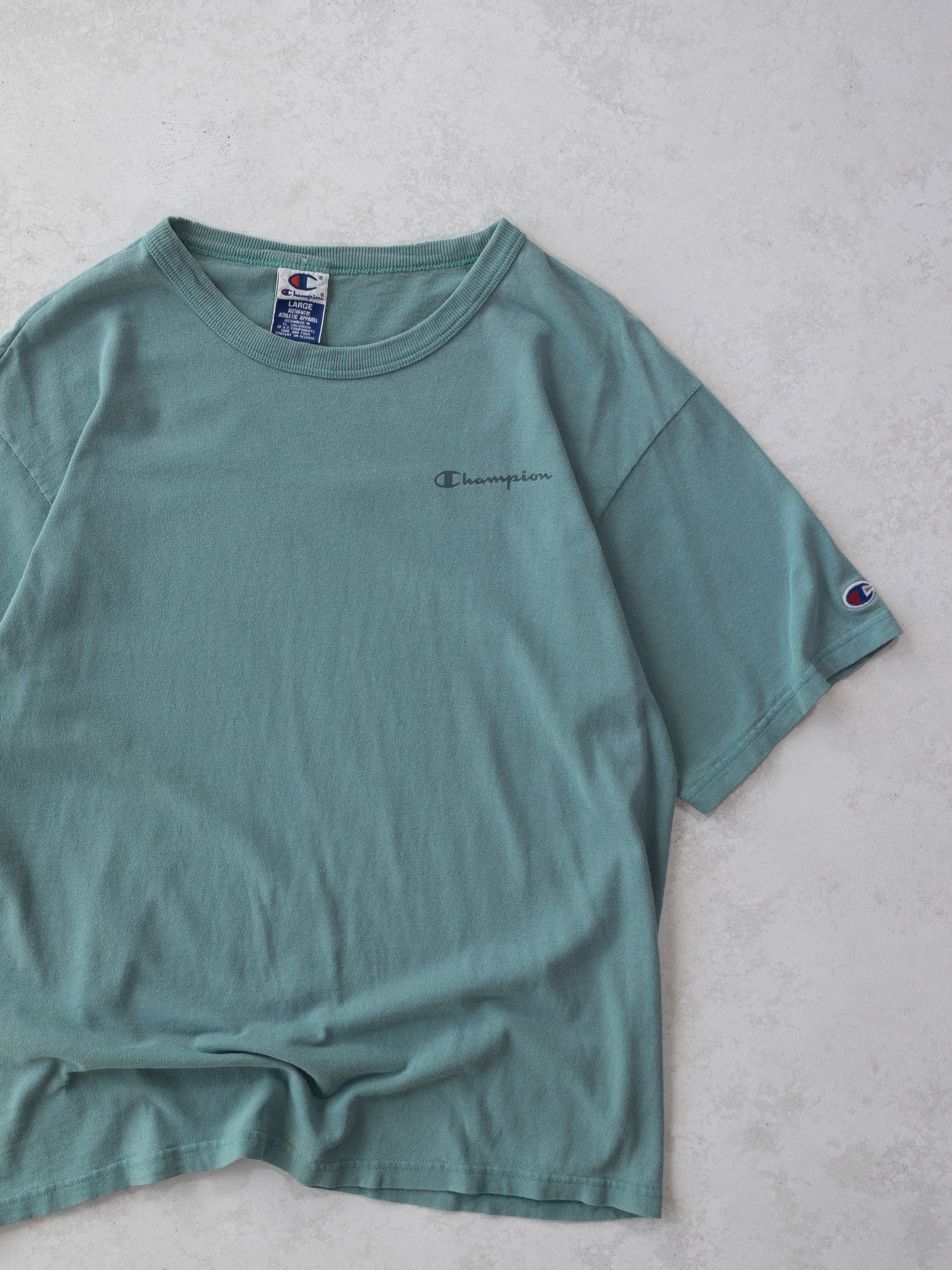 Vintage Champion Teal Tee (L)
