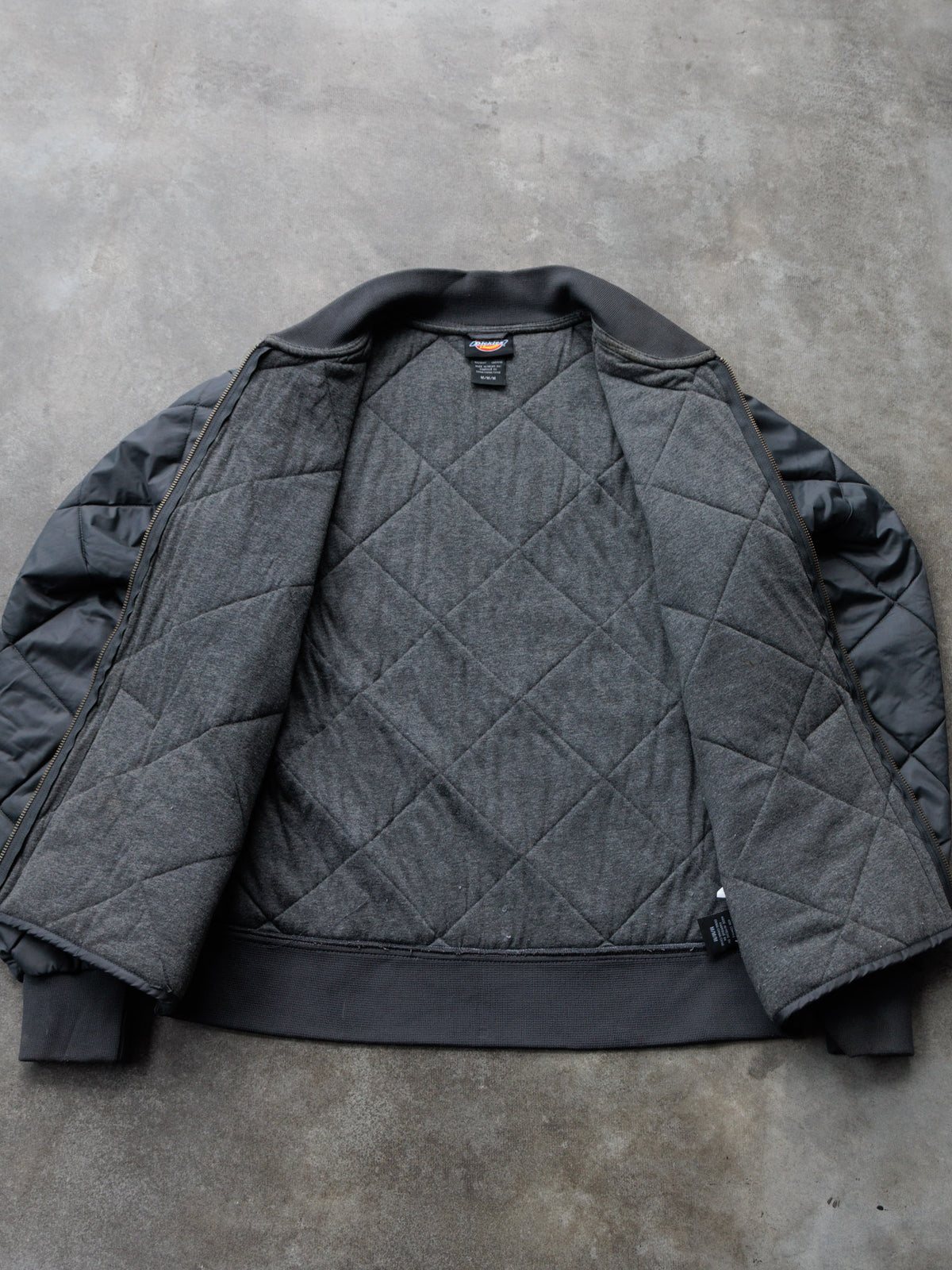 Vintage Black Dickies Quilted Jacket (M)
