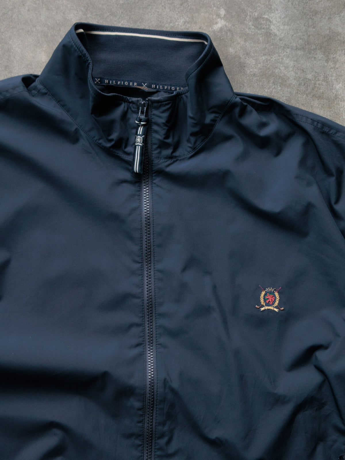 Vintage 90s Navy Tommy Hilfiger Golf Windbreaker (2XL)