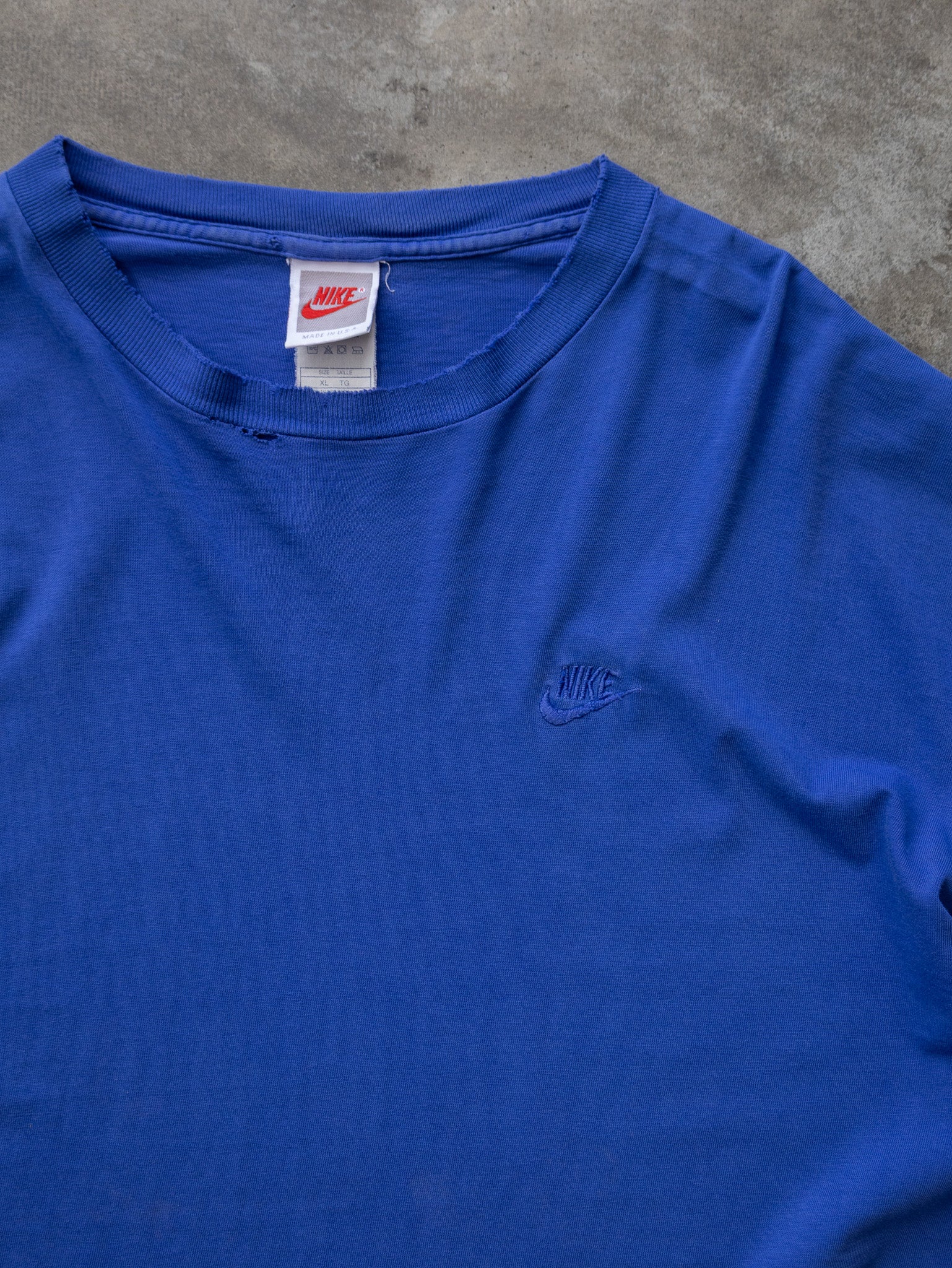 Vintage 90s Blue Nike Tee (XL)