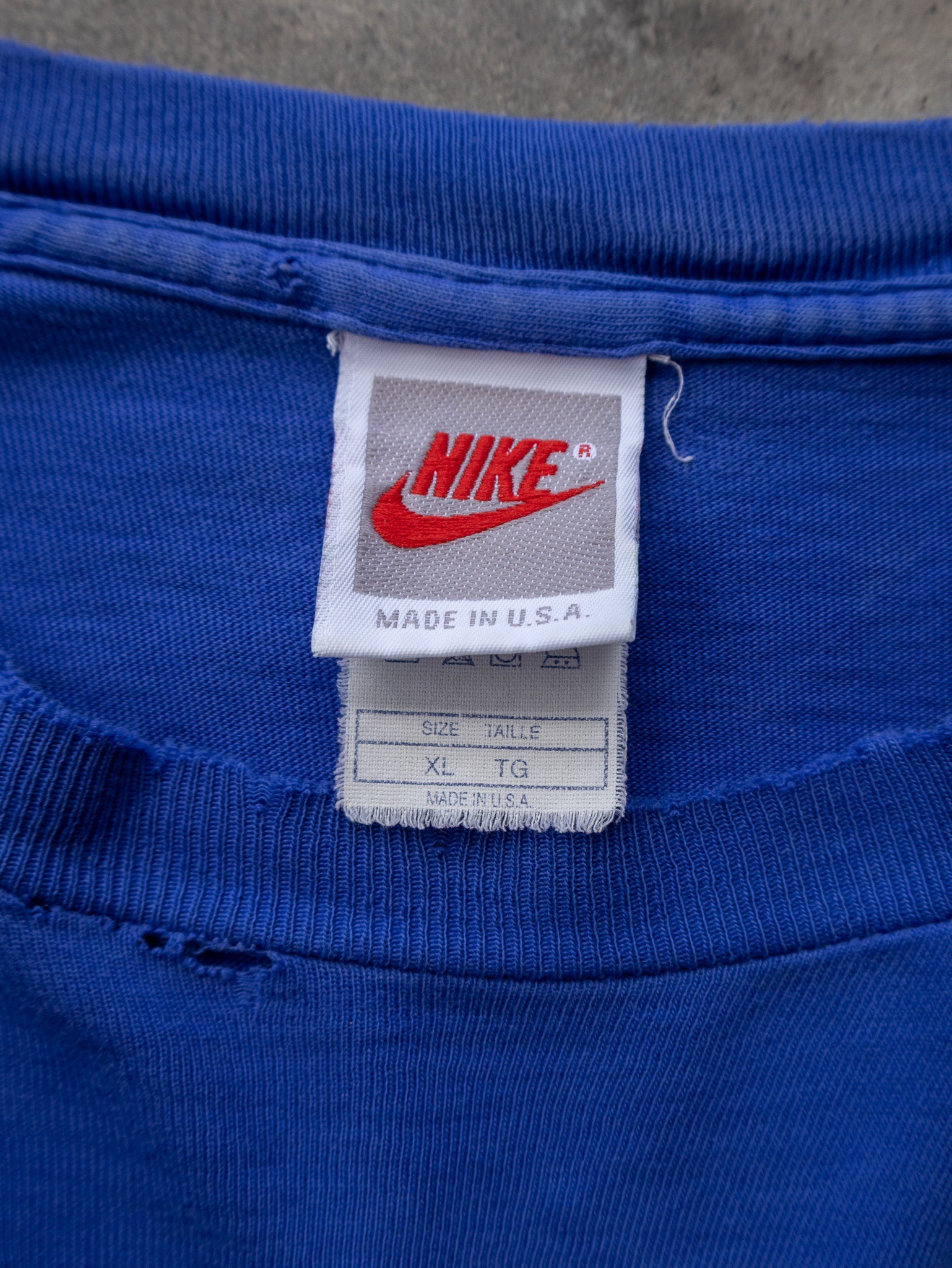 Vintage 90s Blue Nike Tee (XL)