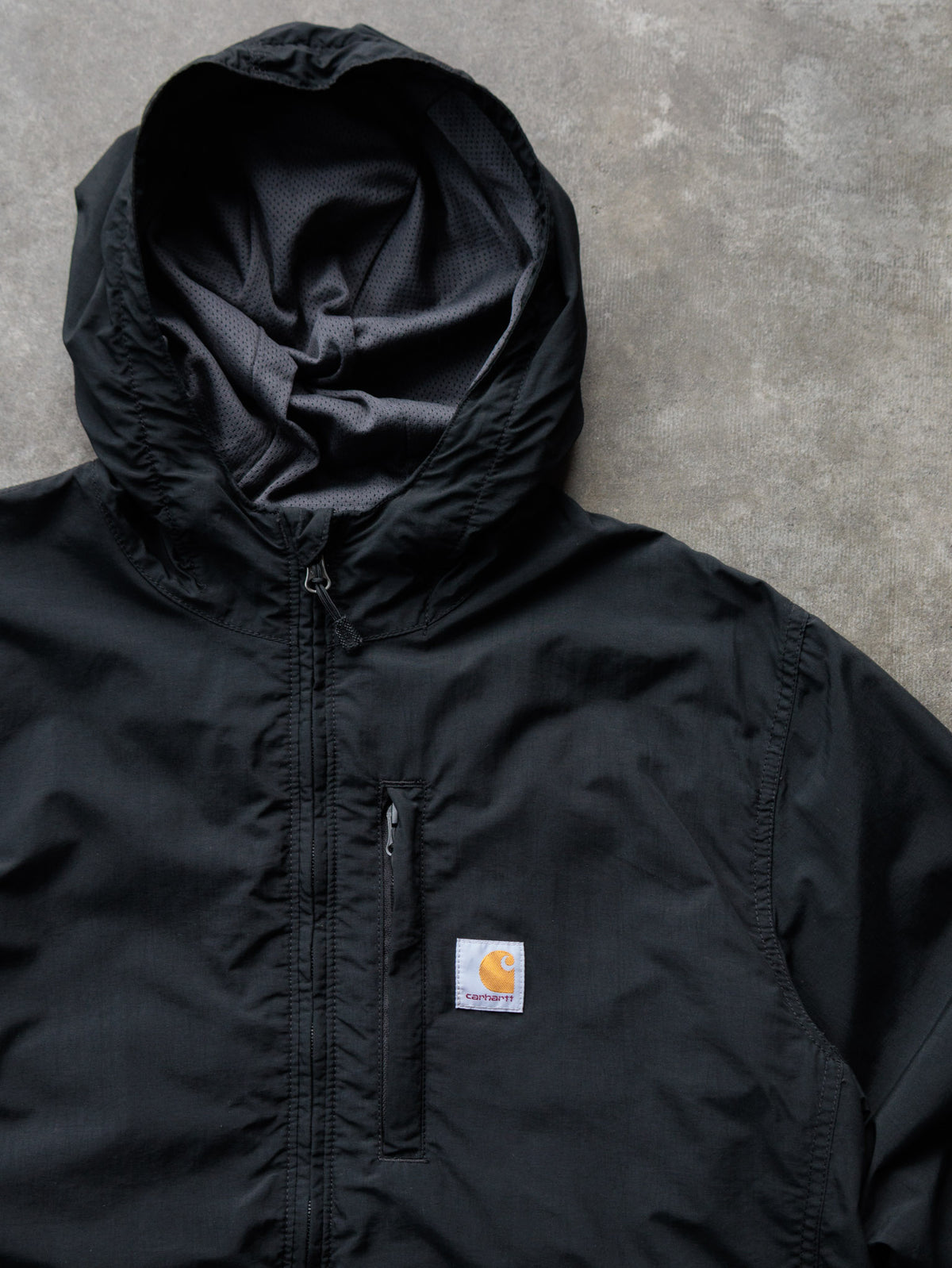 Vintage Black Carhartt Windbreaker (M)