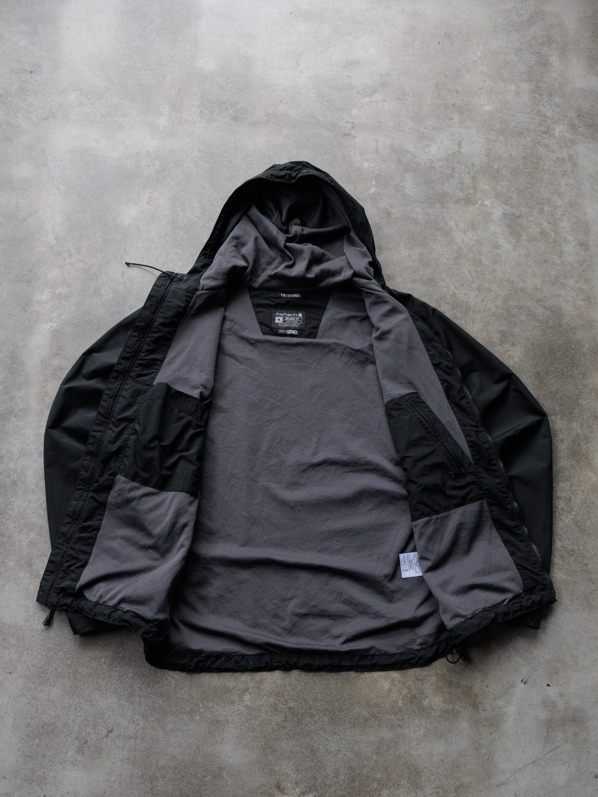 Vintage Black Carhartt Windbreaker (M)