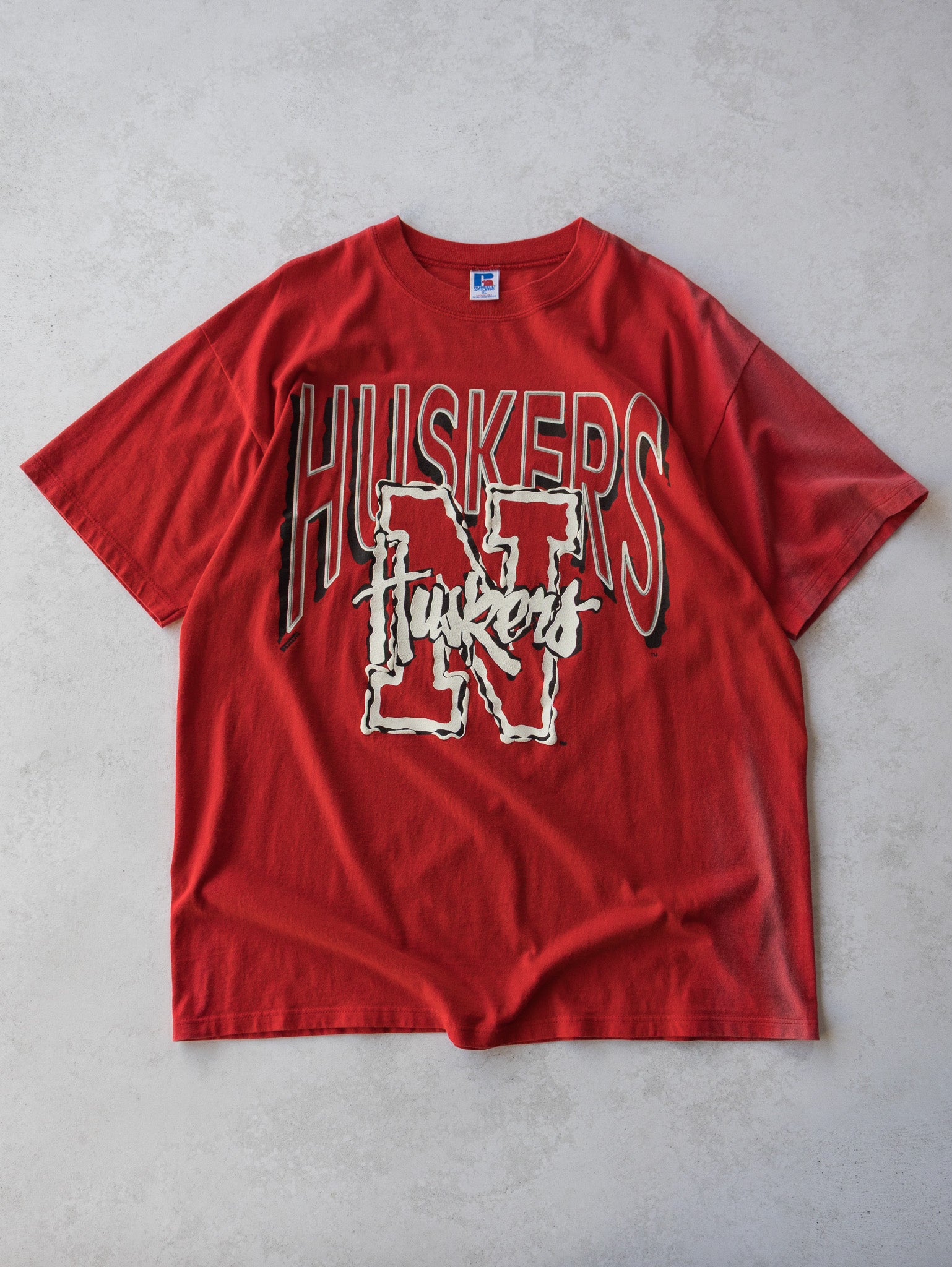 Vintage Nebraska Huskers Tee (XL)