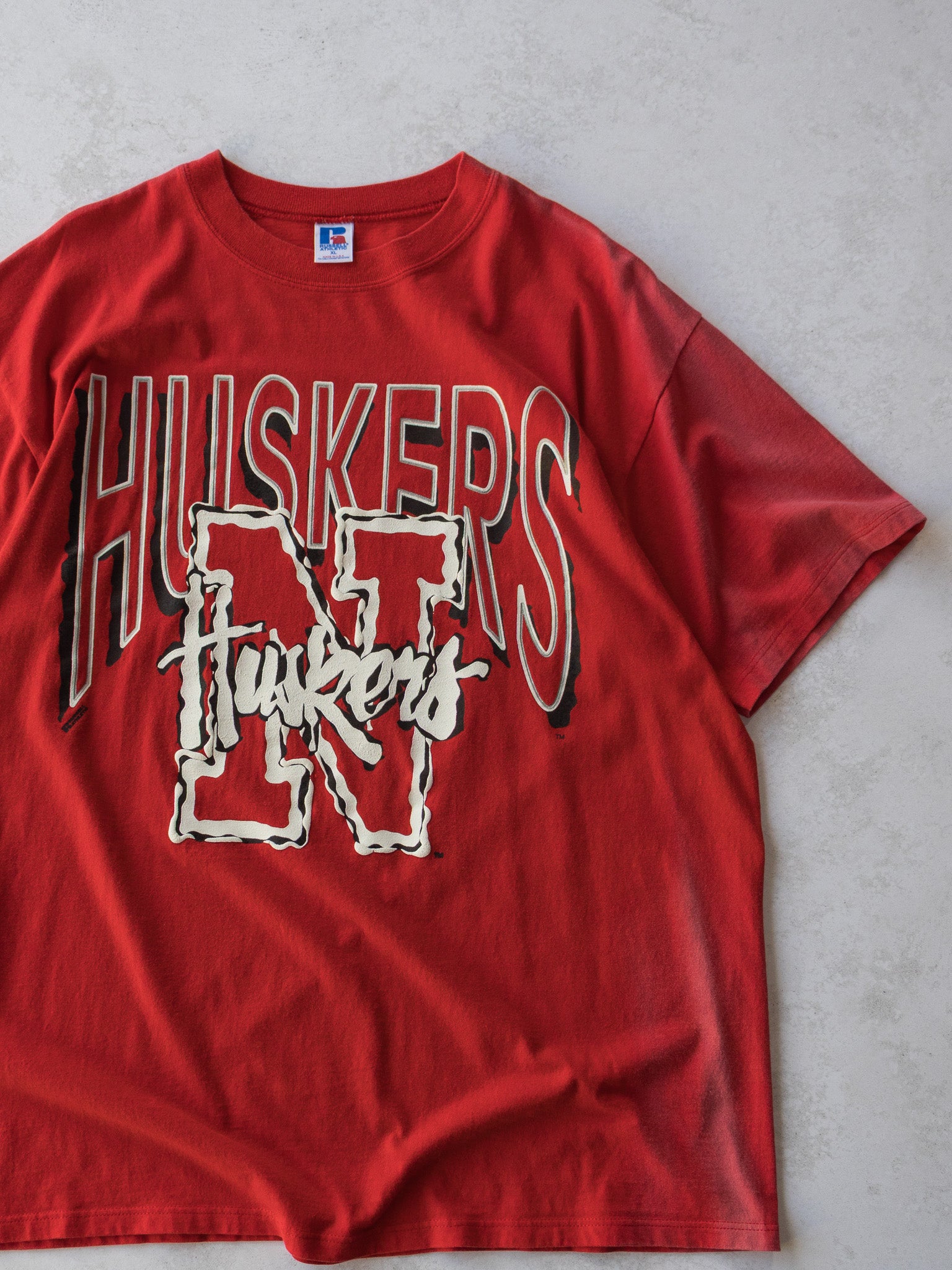 Vintage Nebraska Huskers Tee (XL)
