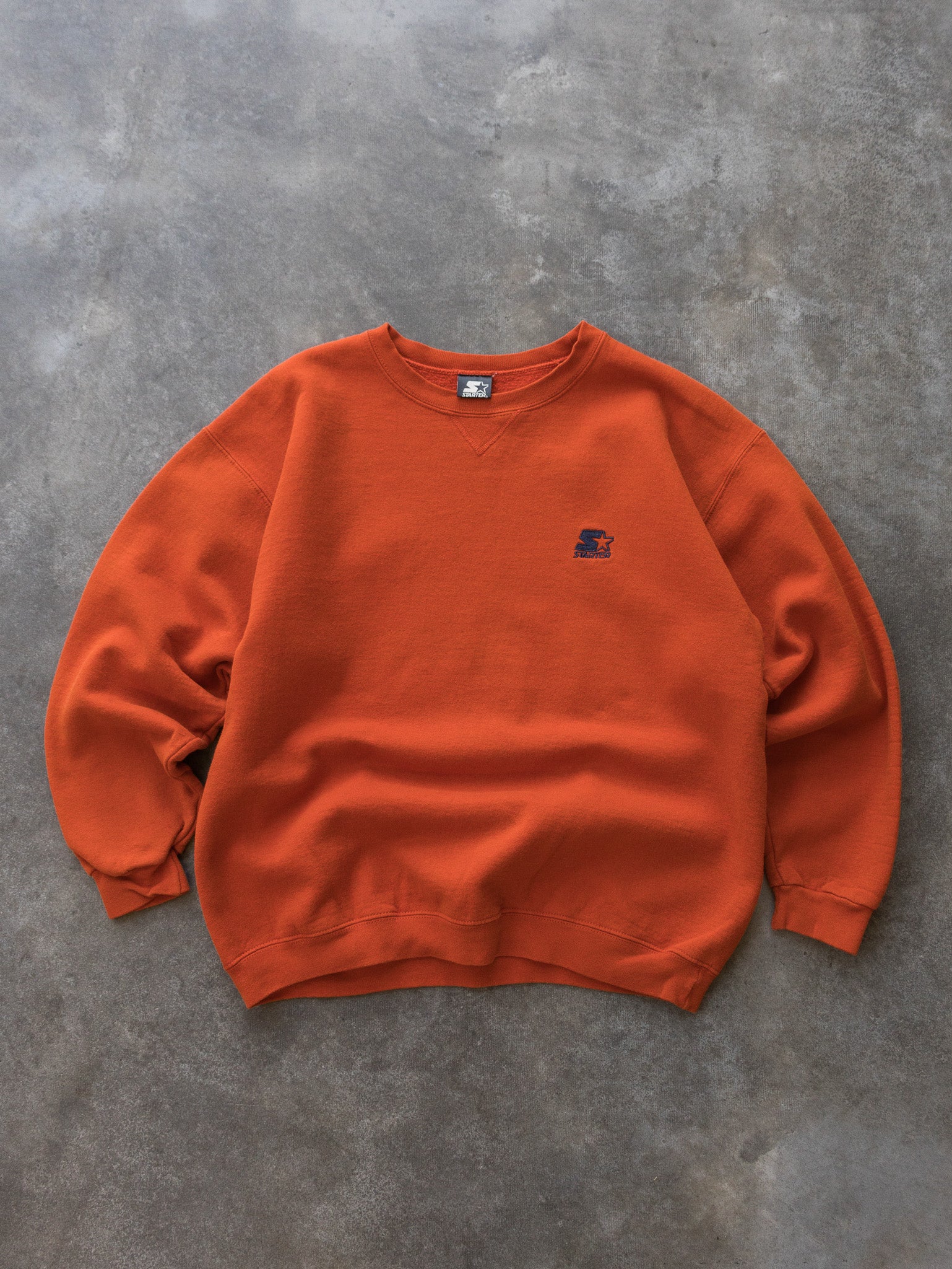 Vintage 90s Orange Starter Sweatshirt (16-18Y)