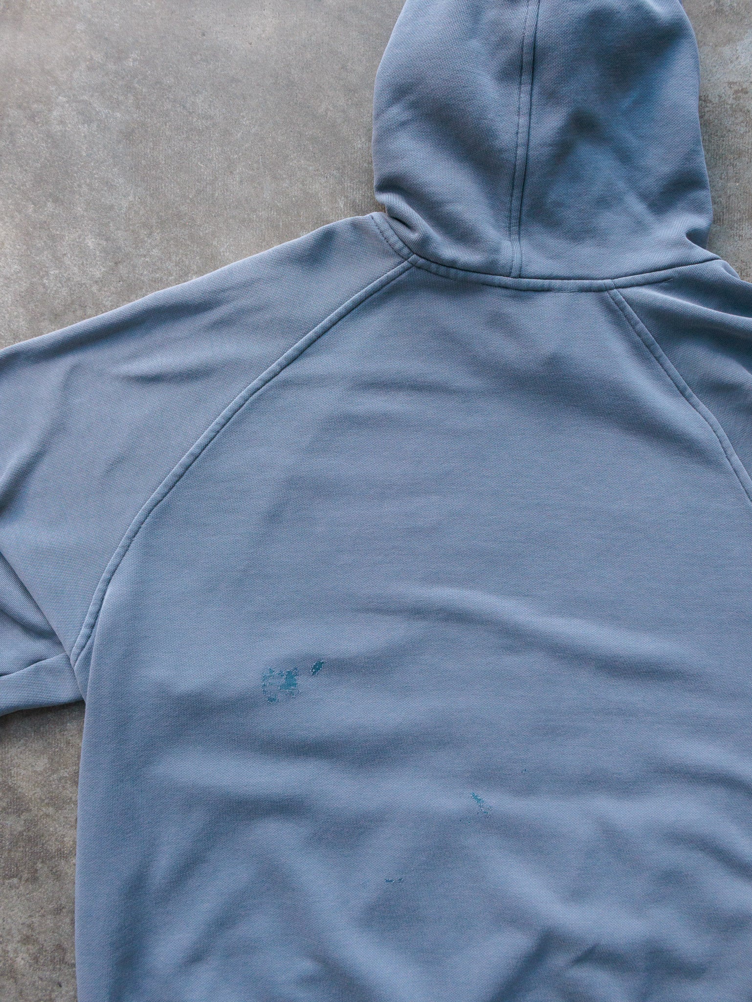 Vintage 00s Grey & Orange Nike Swoosh Hoodie (XL)