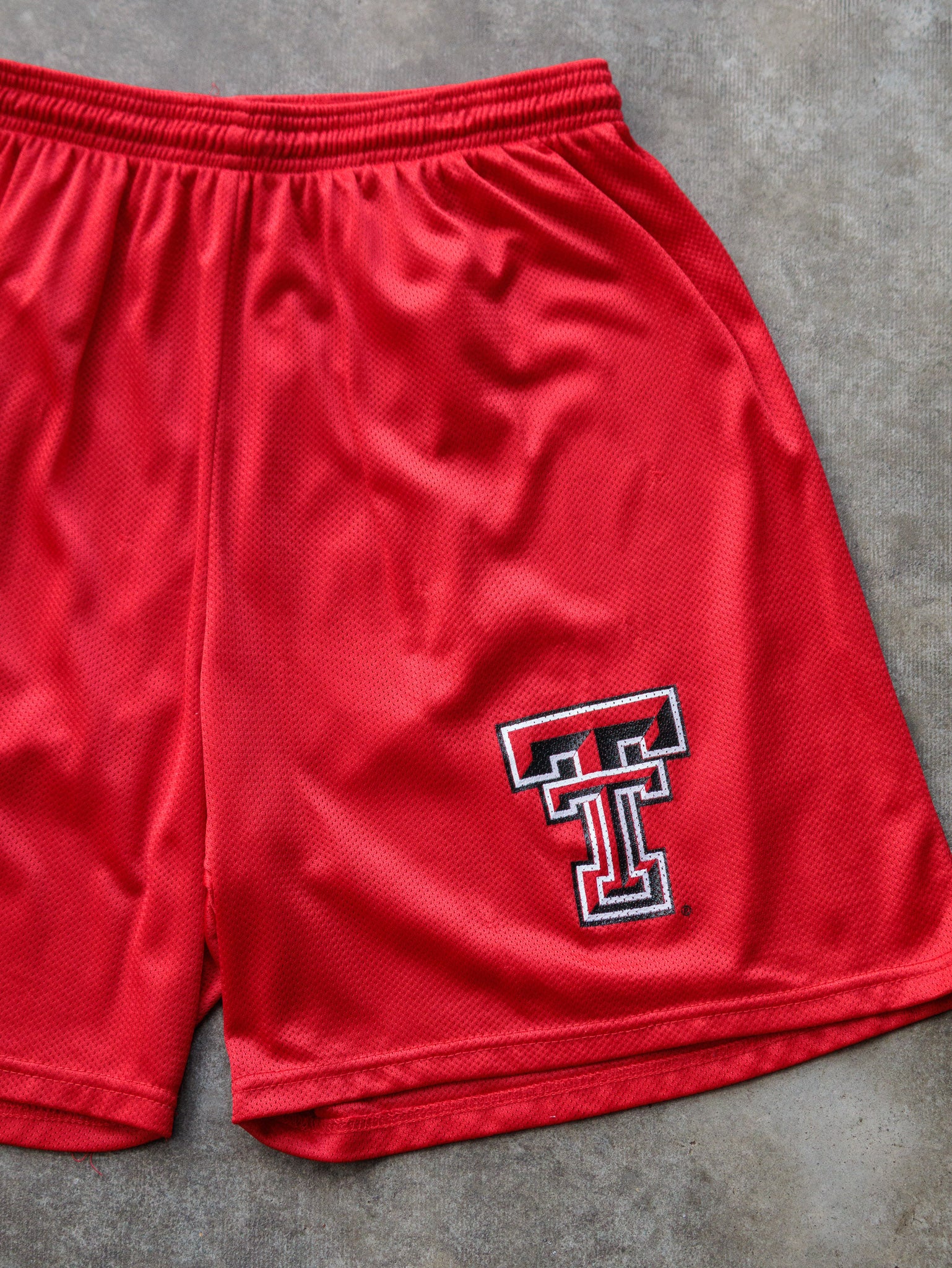 Vintage 00s Russell Athletic Texas Tech Mesh Shorts (L)