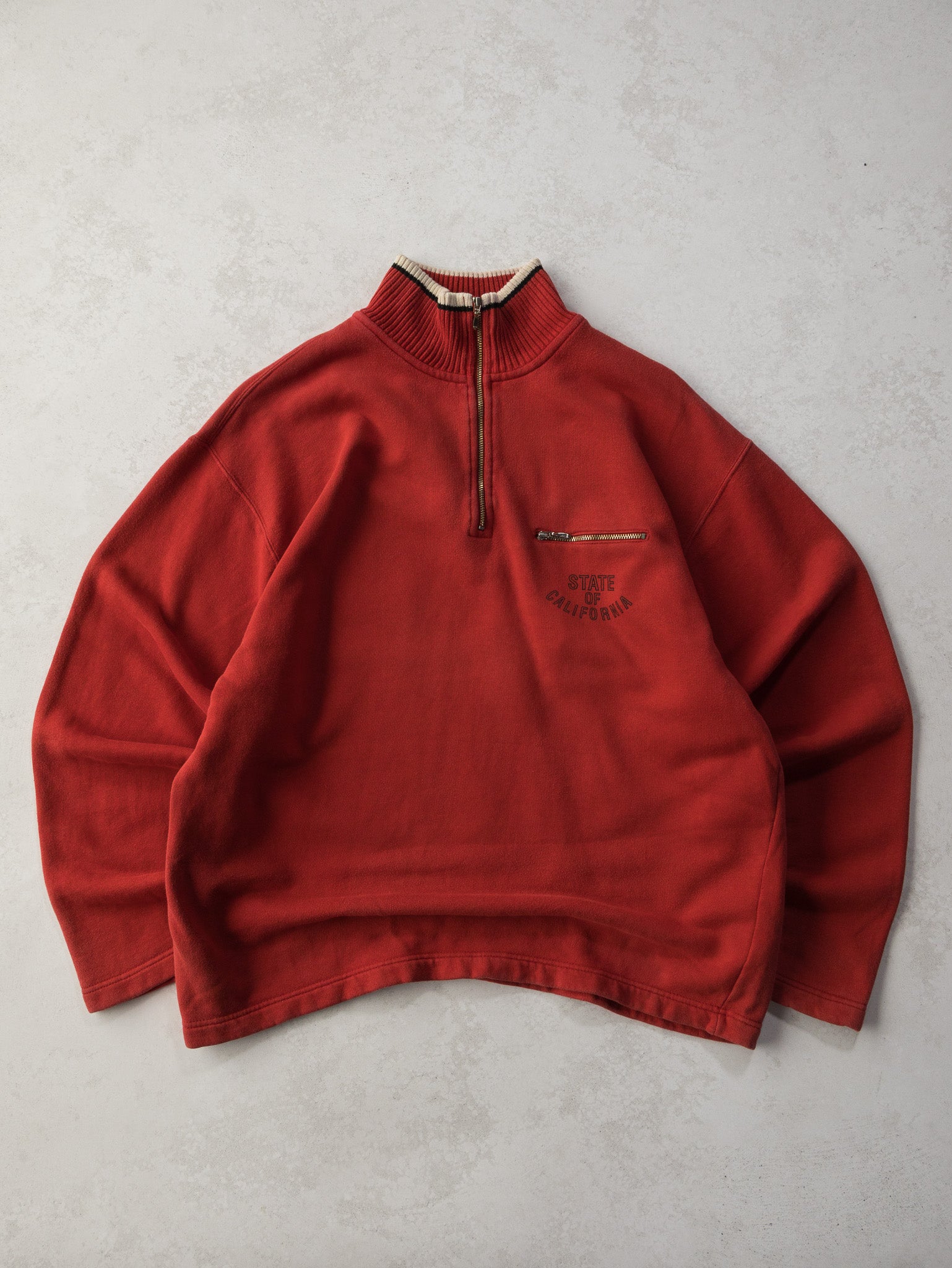 Vintage Levi's U.S.A Quarter Zip Sweatshirt (L)