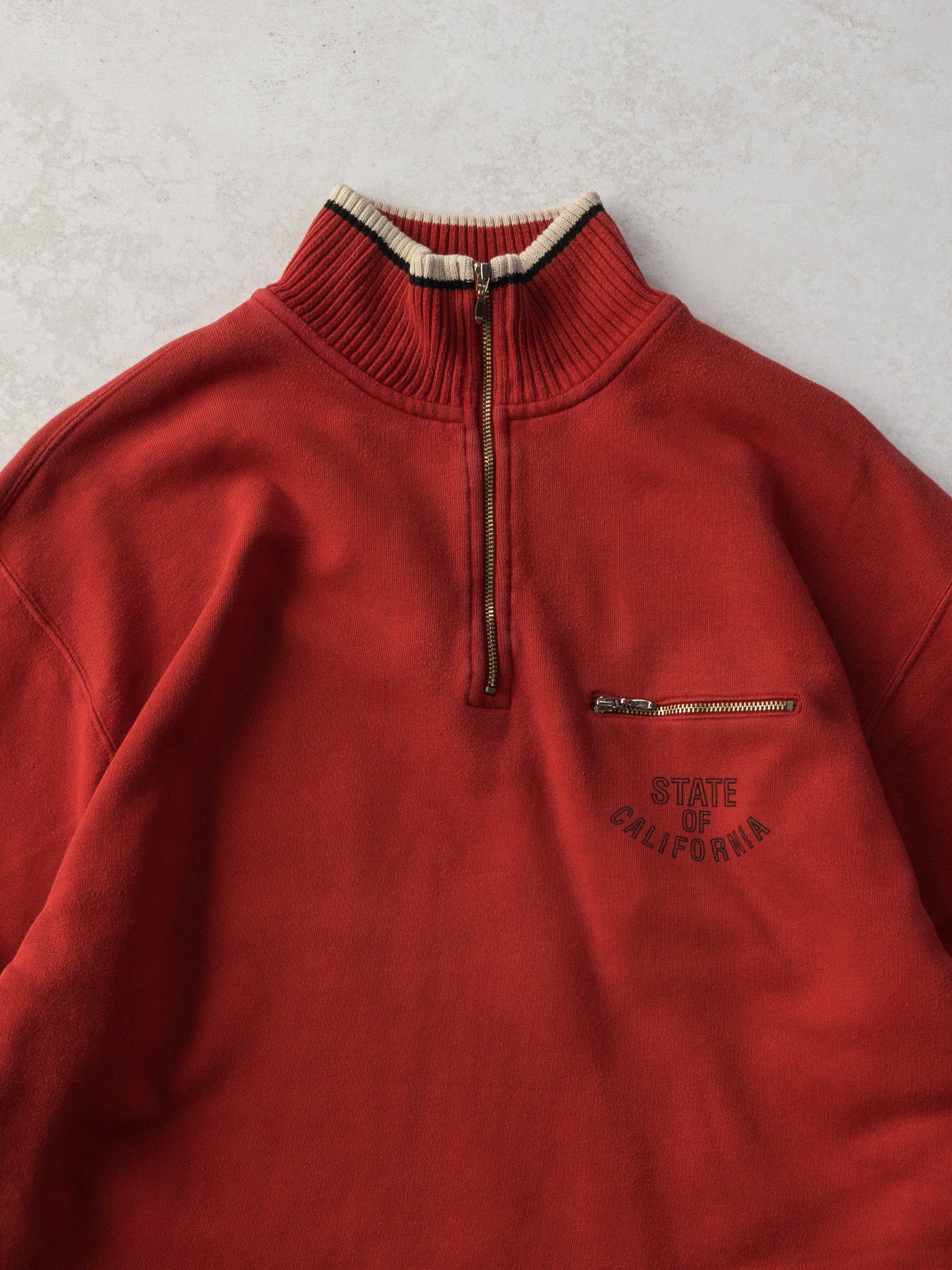 Vintage Levi's U.S.A Quarter Zip Sweatshirt (L)