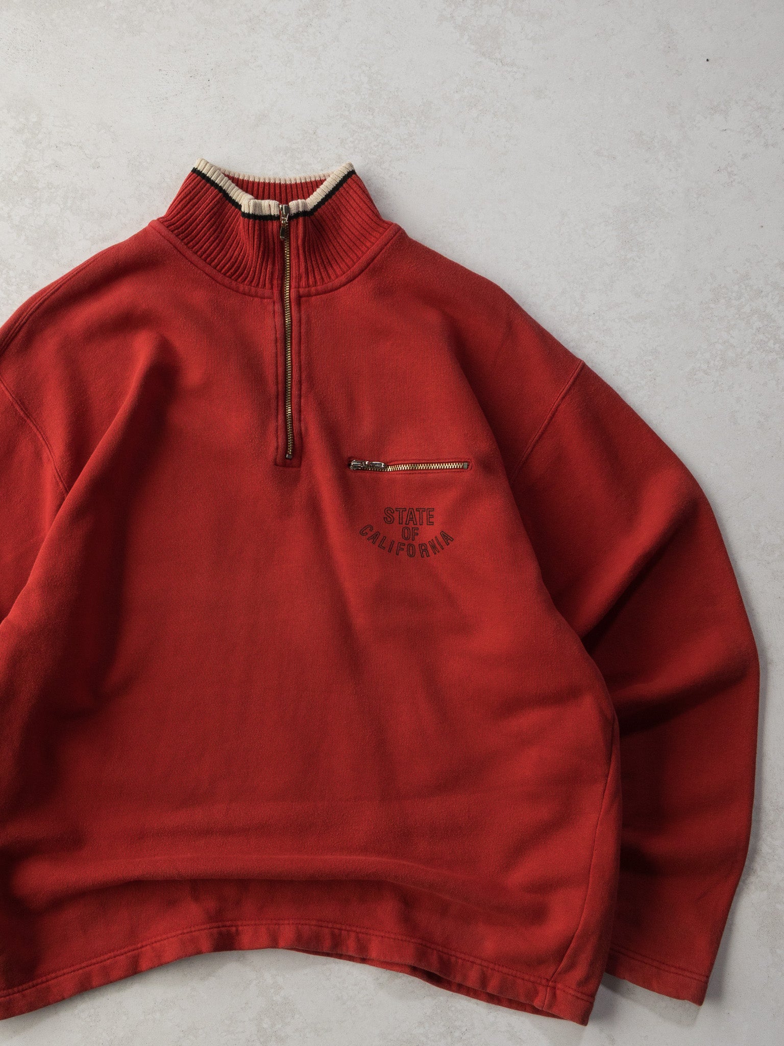 Vintage Levi's U.S.A Quarter Zip Sweatshirt (L)