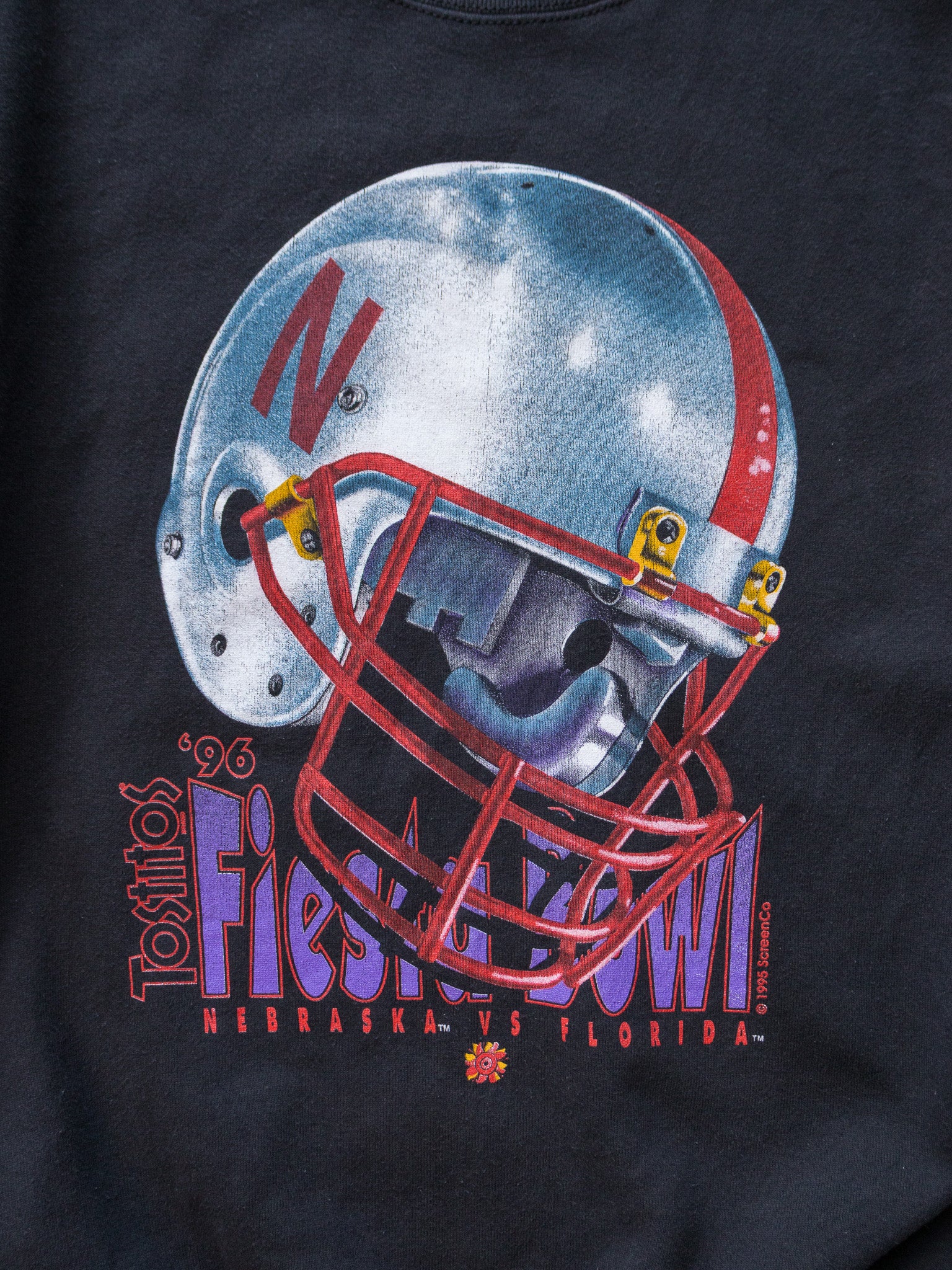 Vintage 1996 Black Tostitos Fiesta Bowl Sweatshirt (XL)